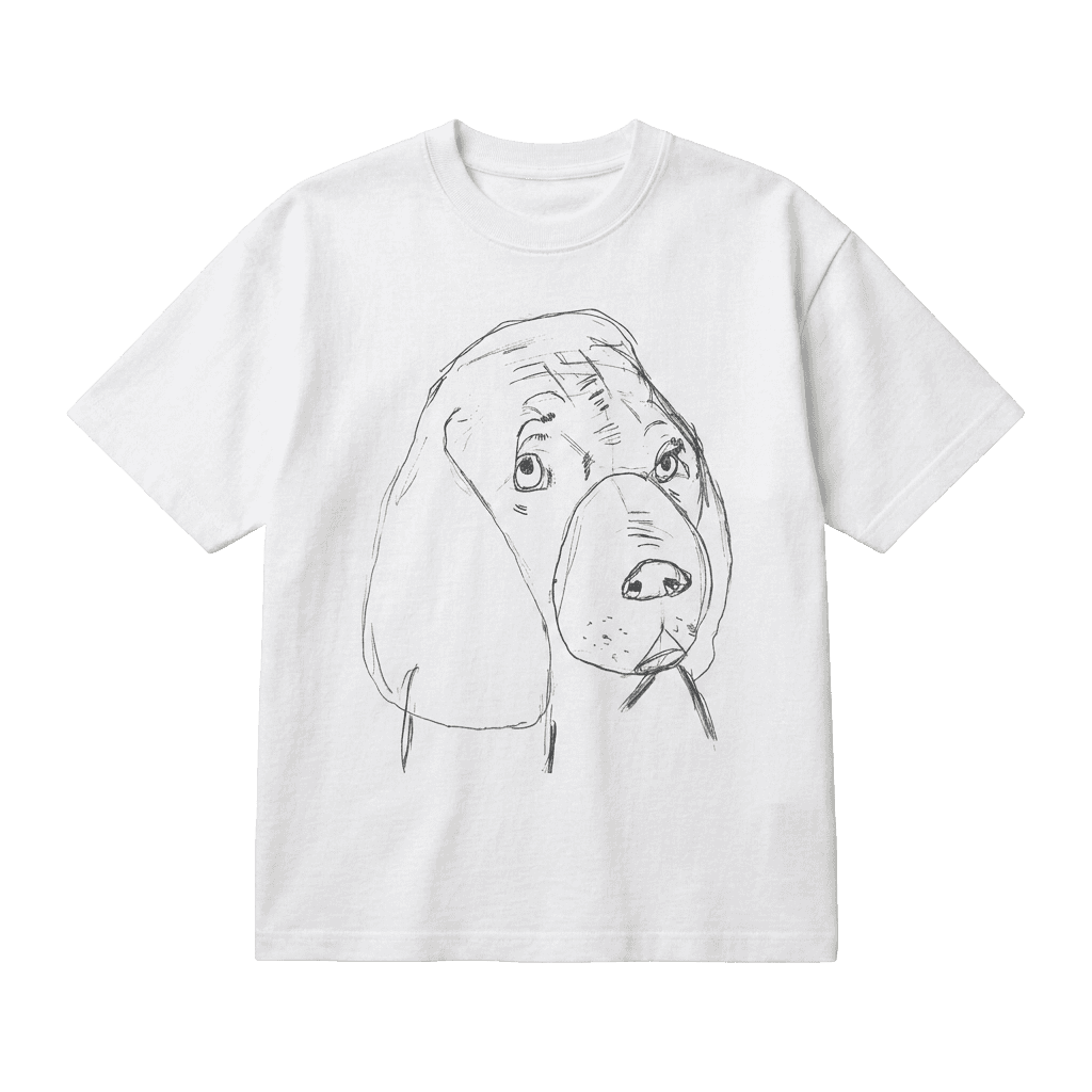 Dog Scratch Relaxed Boxy T-shirt
