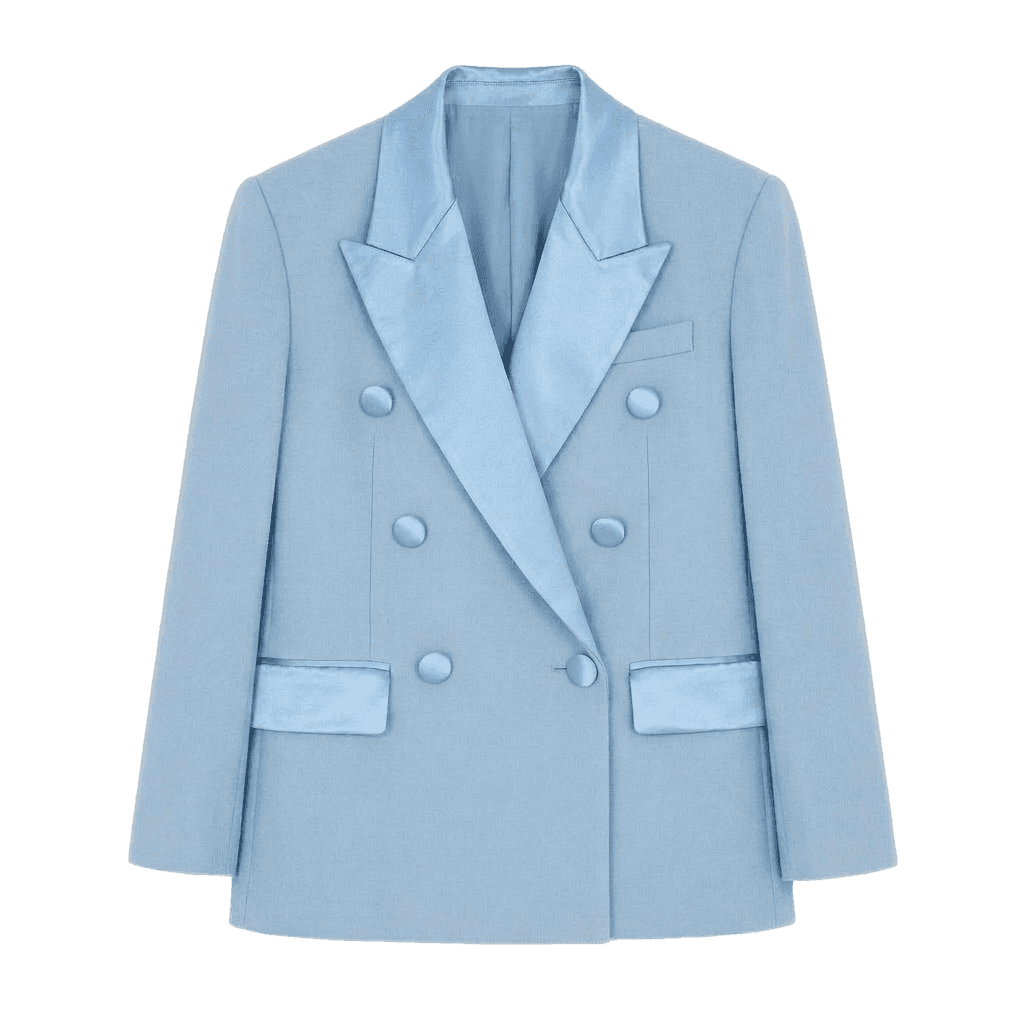 Ocean Blue Relax-Fit Blazer