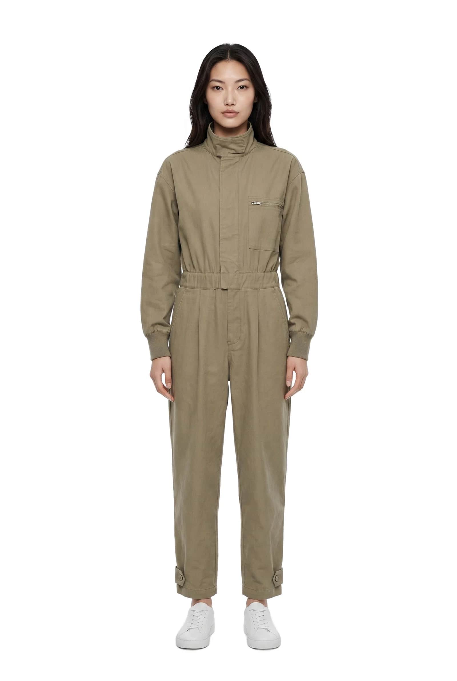 Zip-Up Jumpsuit