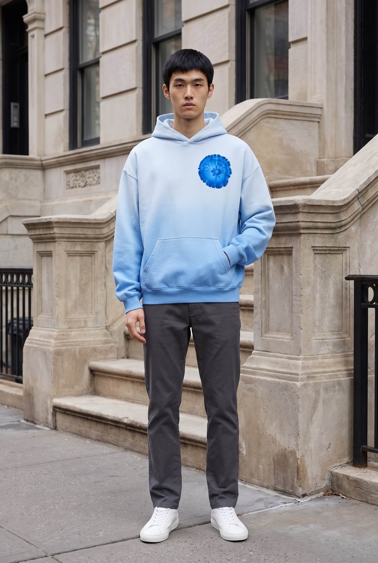 Blue Gradient Hoodie