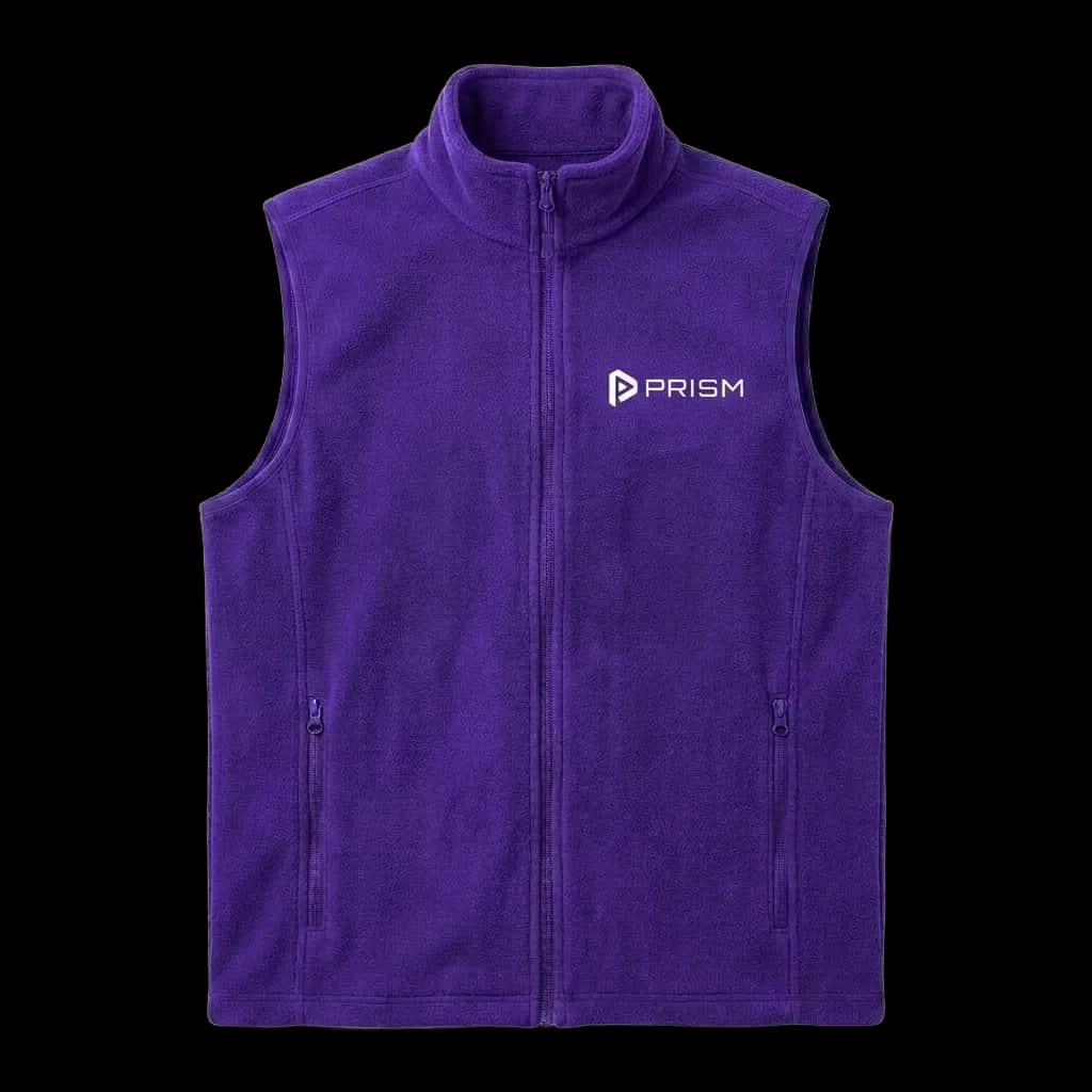 Navy Blue Corporate Fleece Vest
