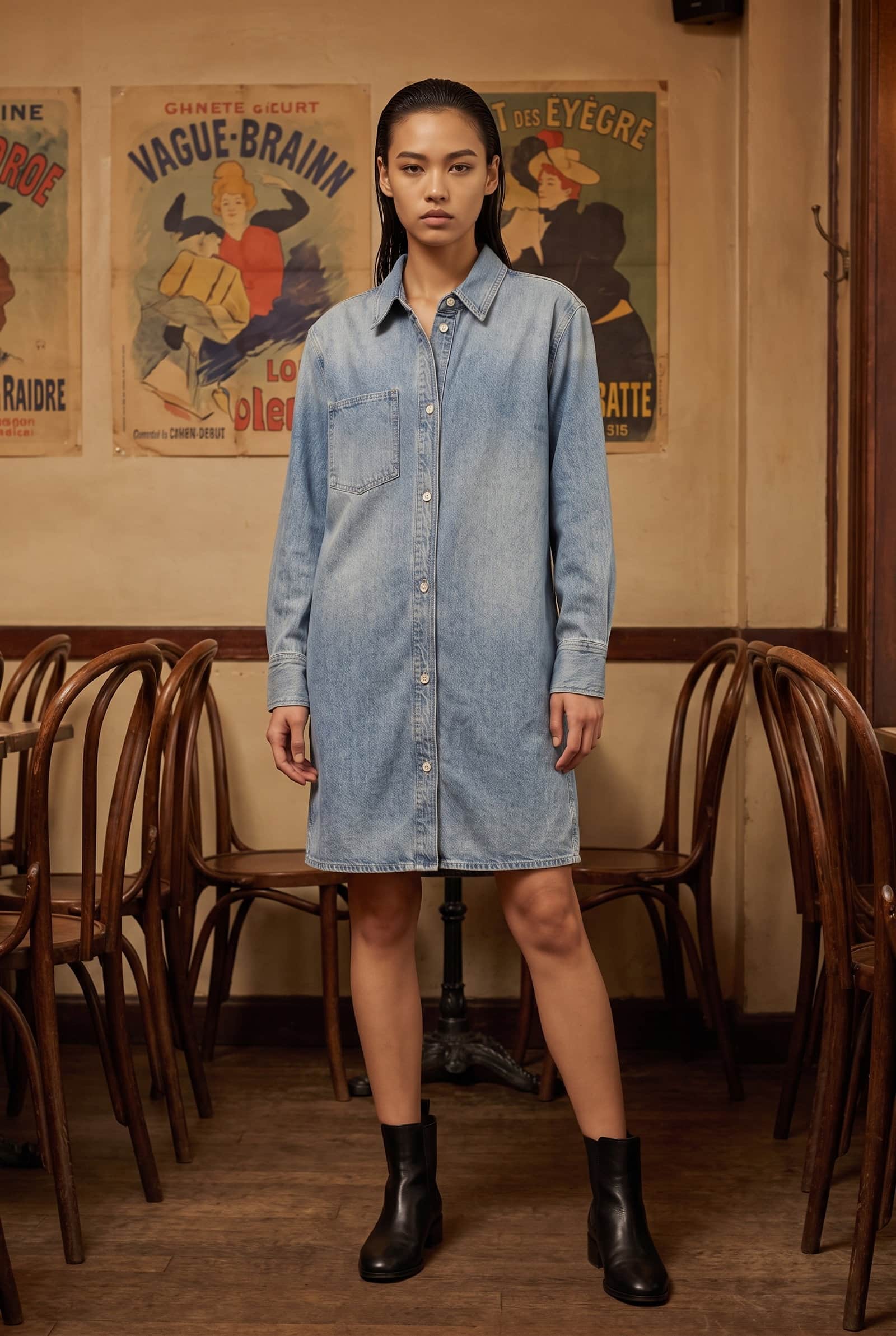 Denim Shirts Dress