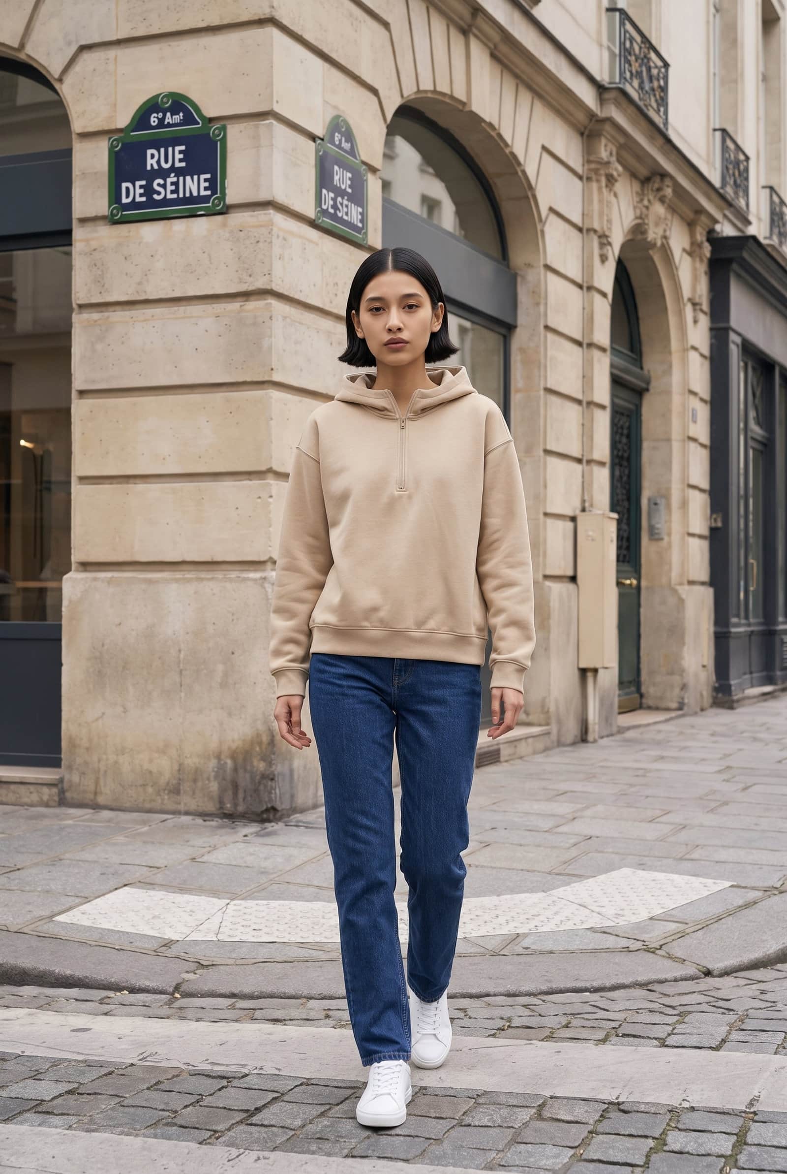 Half Zip Hoodie