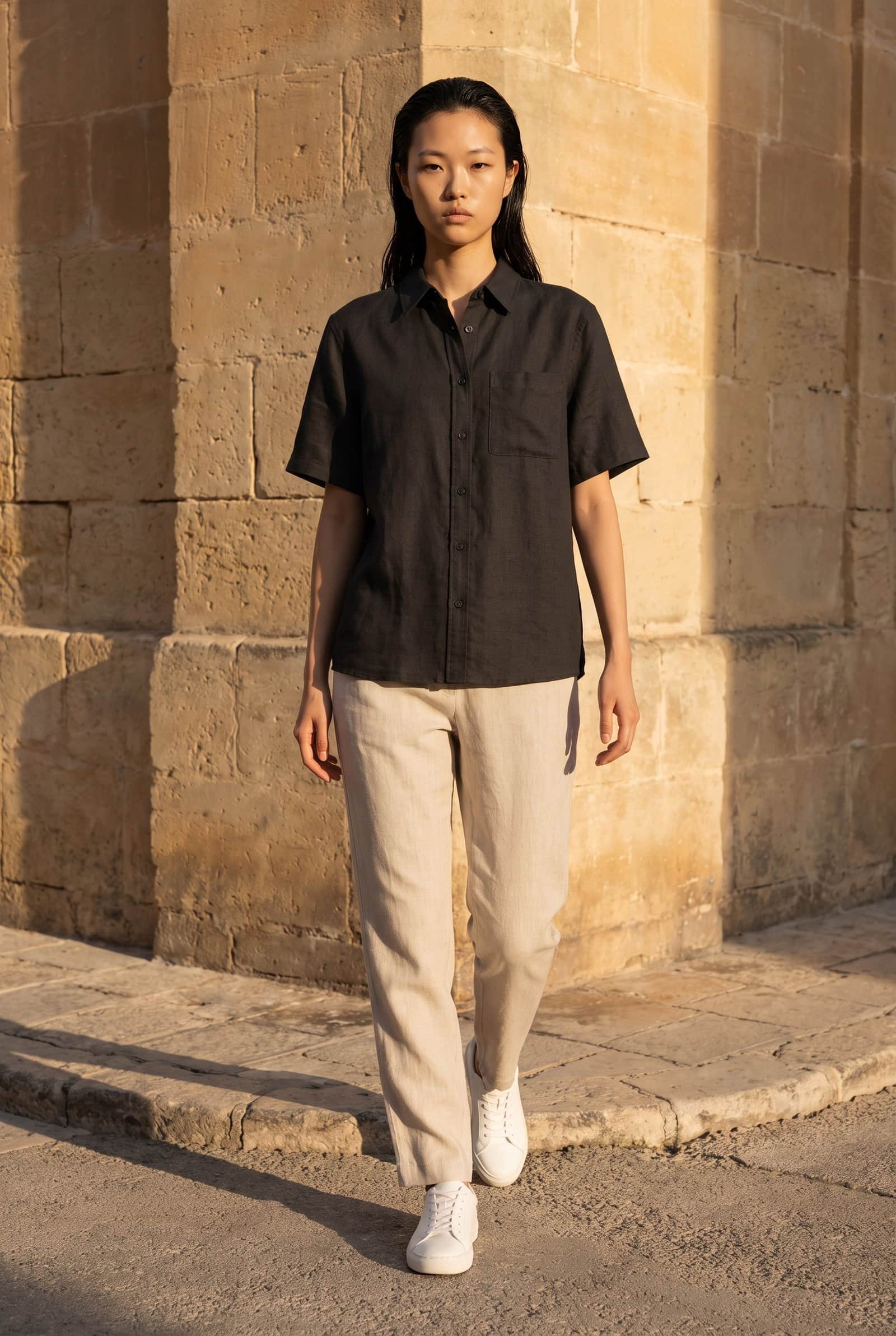 Black Short Sleeve Shirt