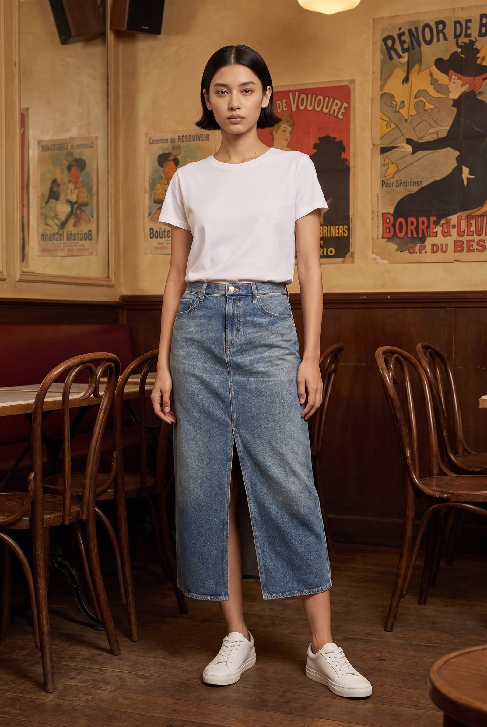 Mini denim Skirt