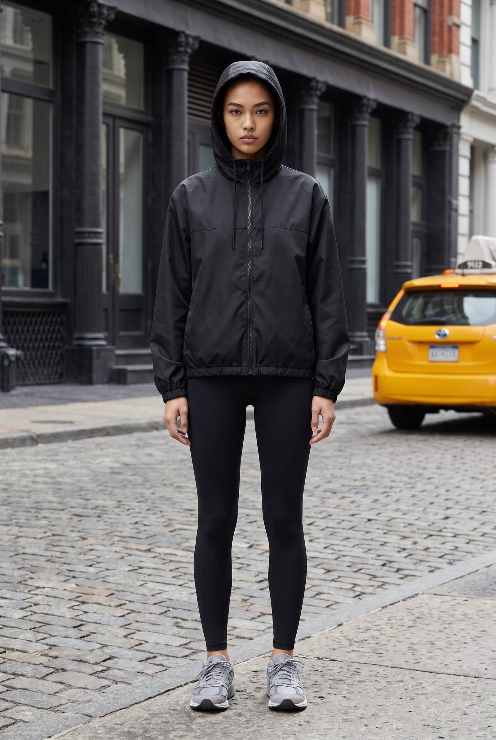 Hooded Windbreaker Jacket