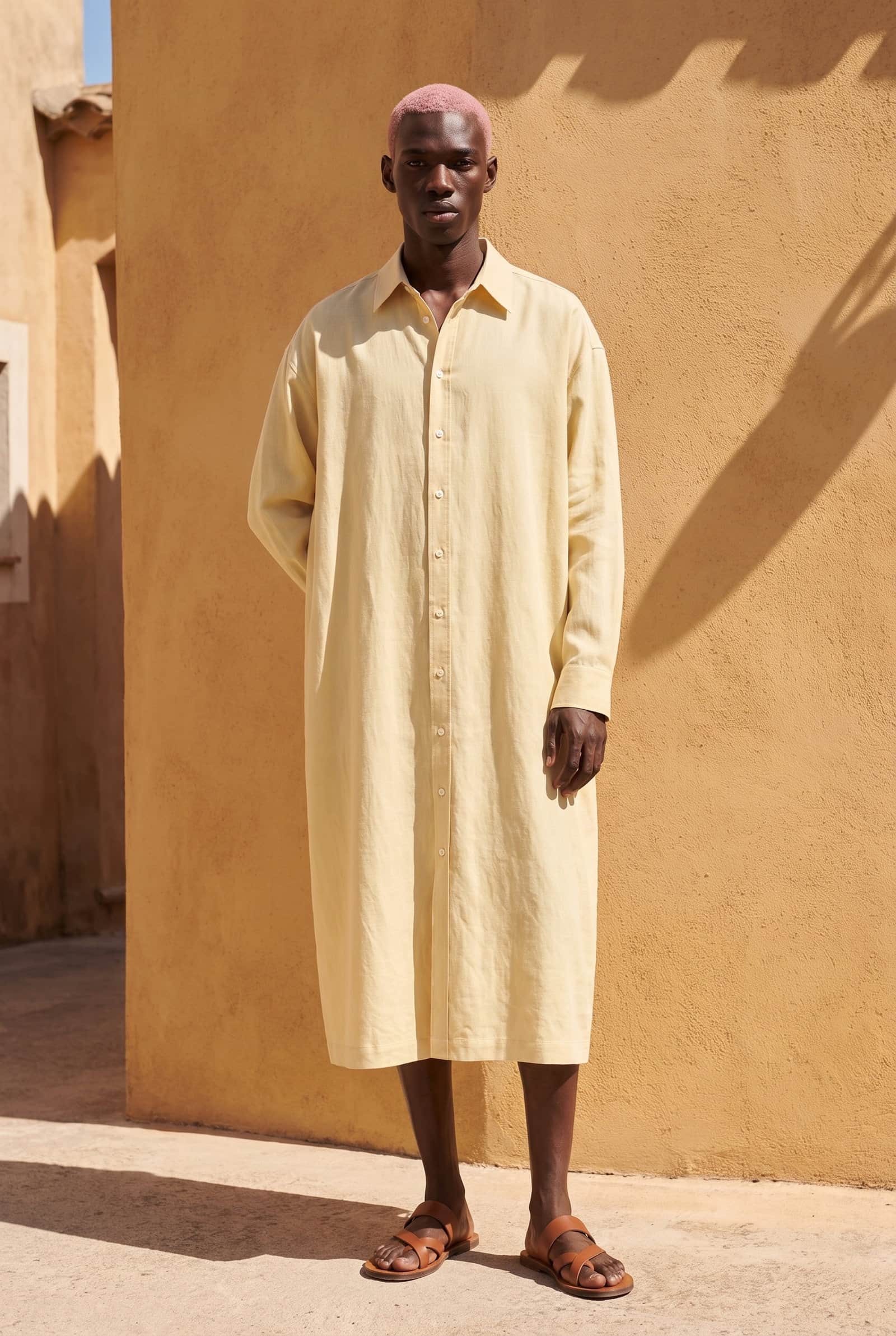 Oversized Longline Button-Down