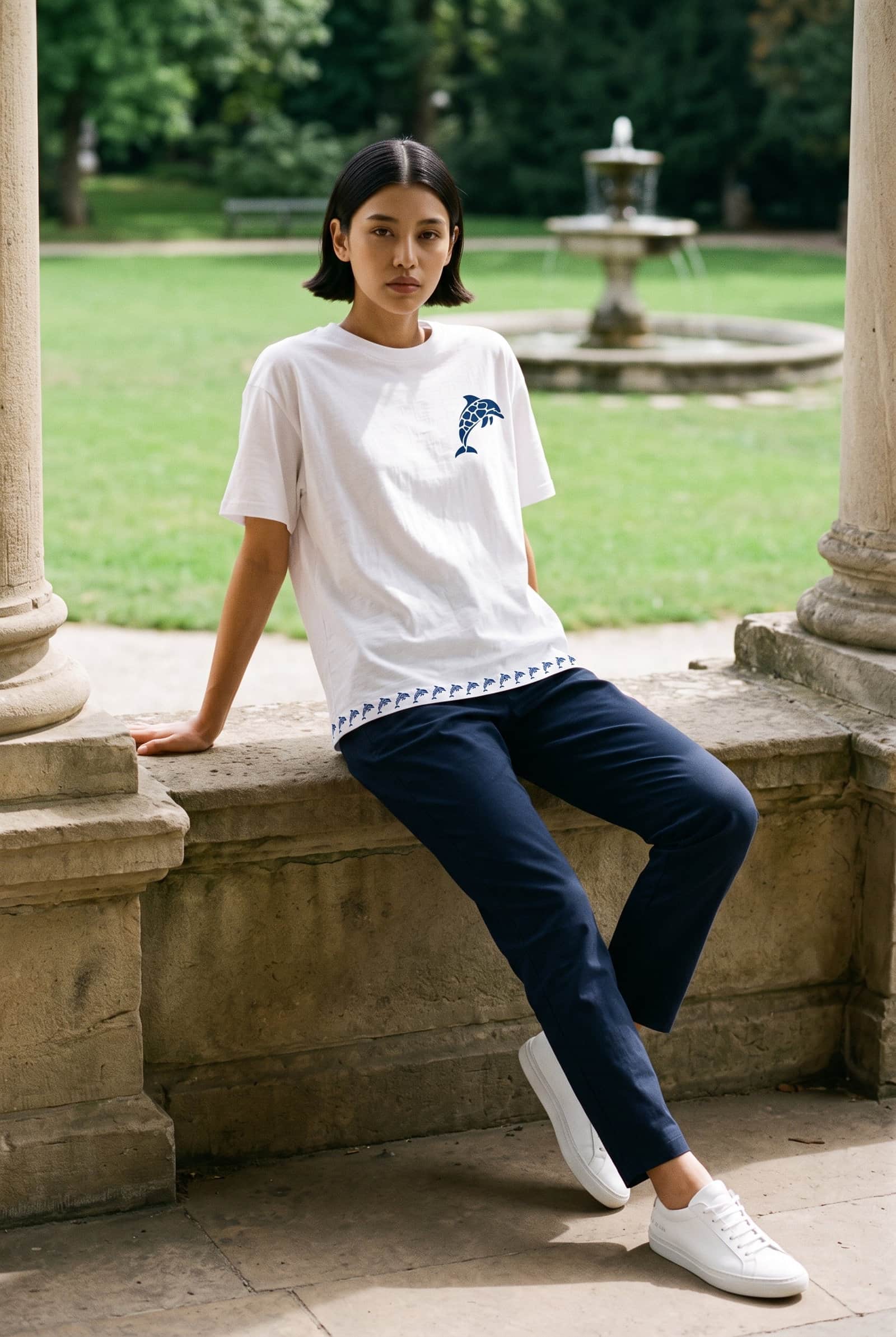 Premium Dolphin Graphic T-Shirt