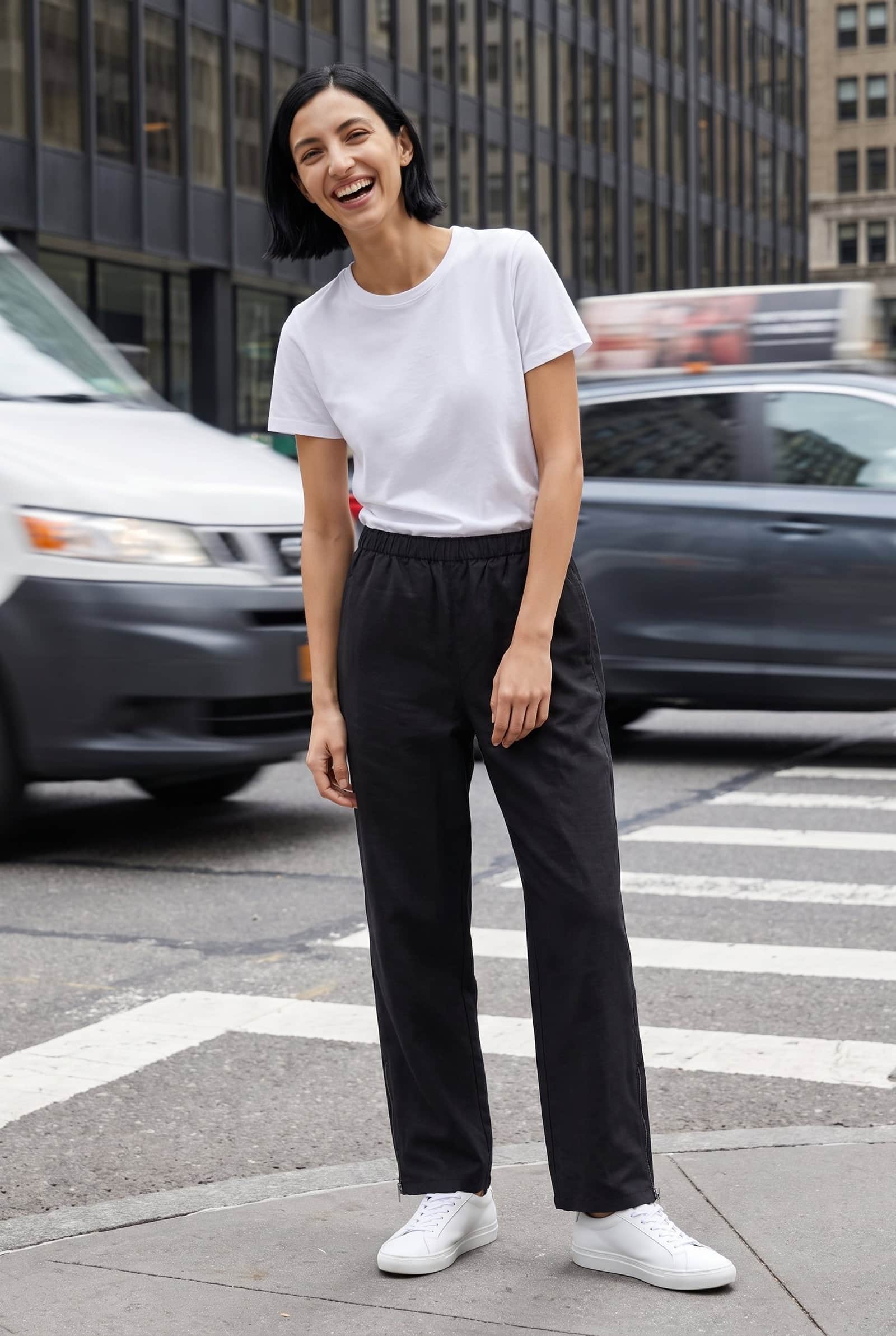 Straight-leg Trousers