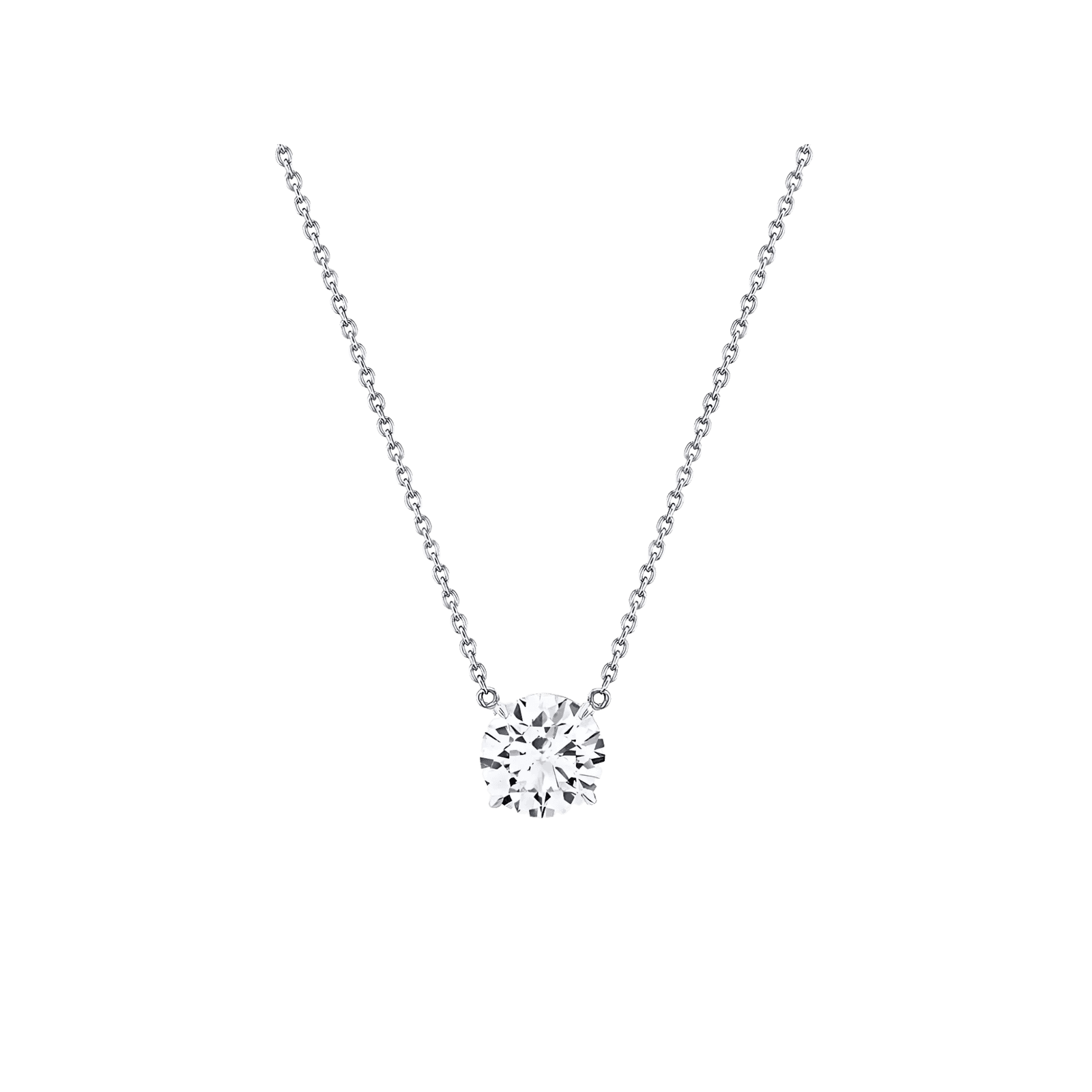 Round Diamond Pendant 