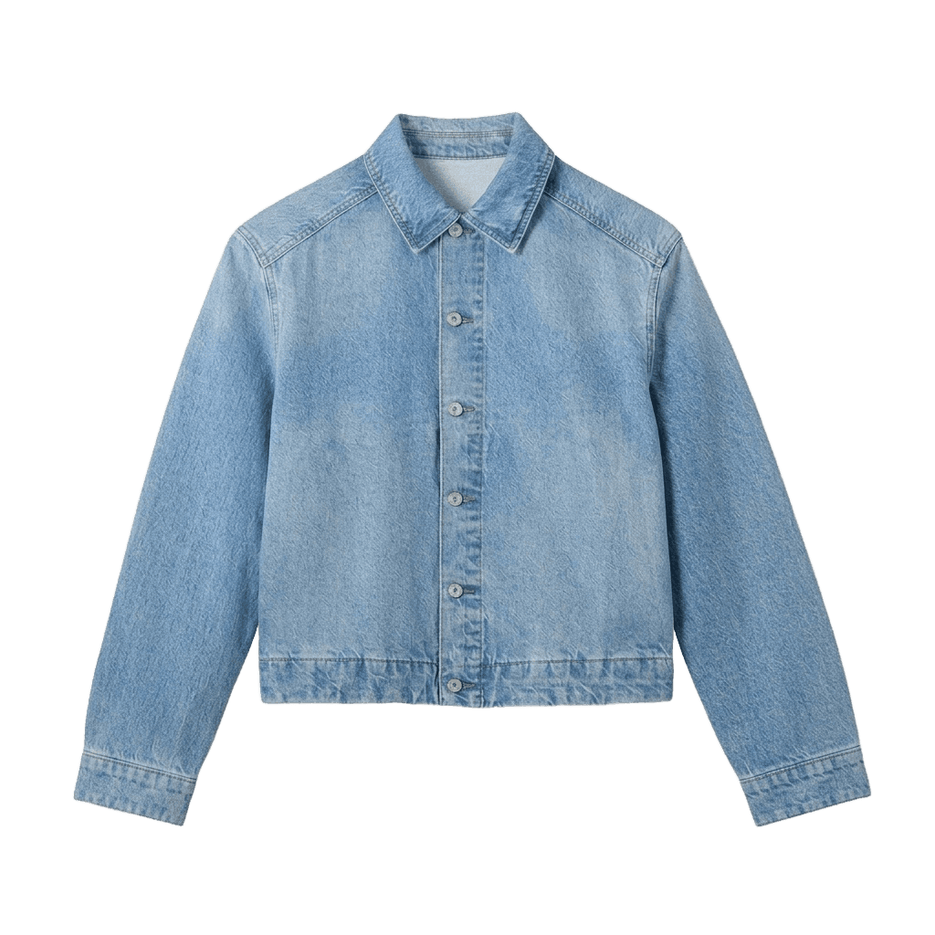 Denim Cropped Jacket