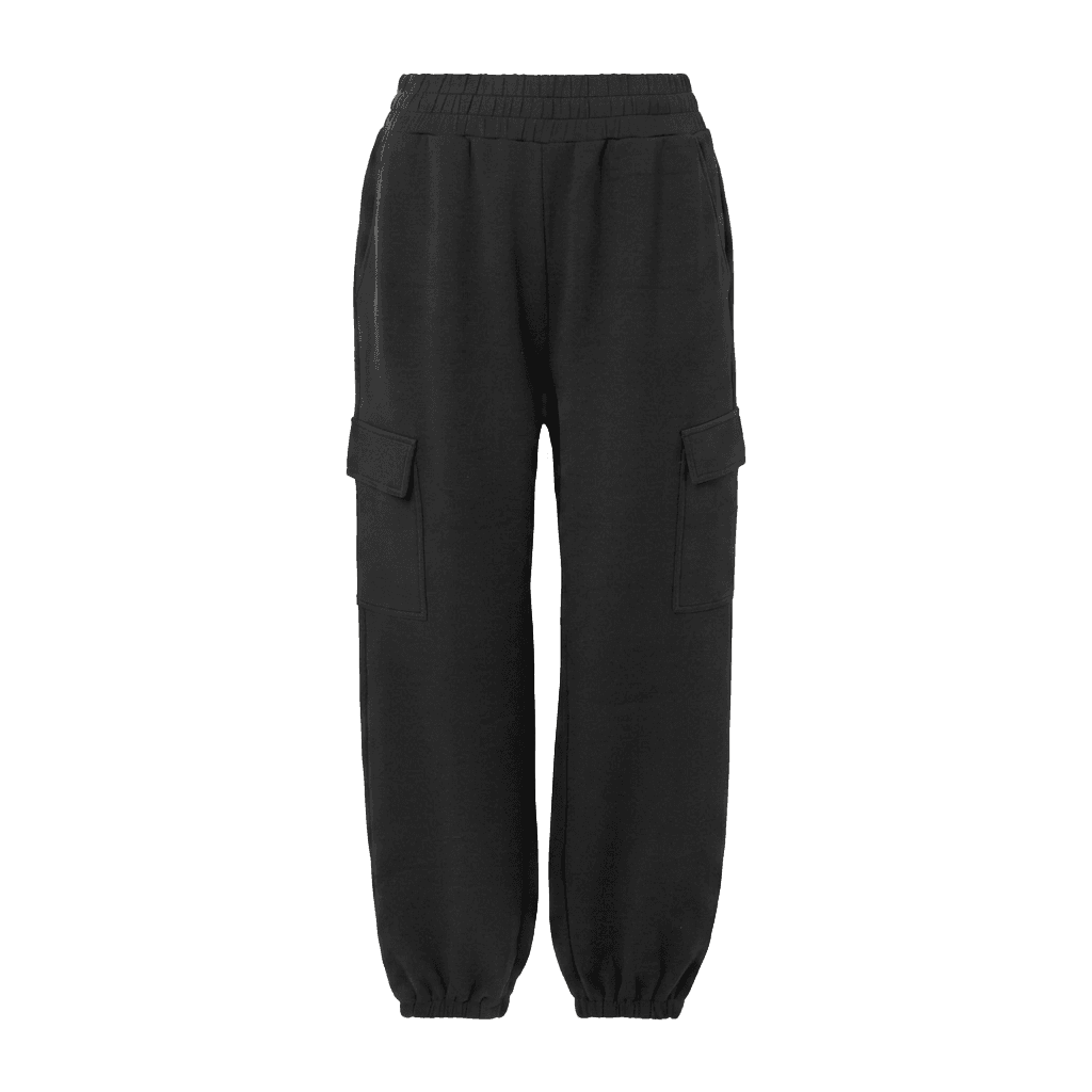 Black Cargo Sweatpants