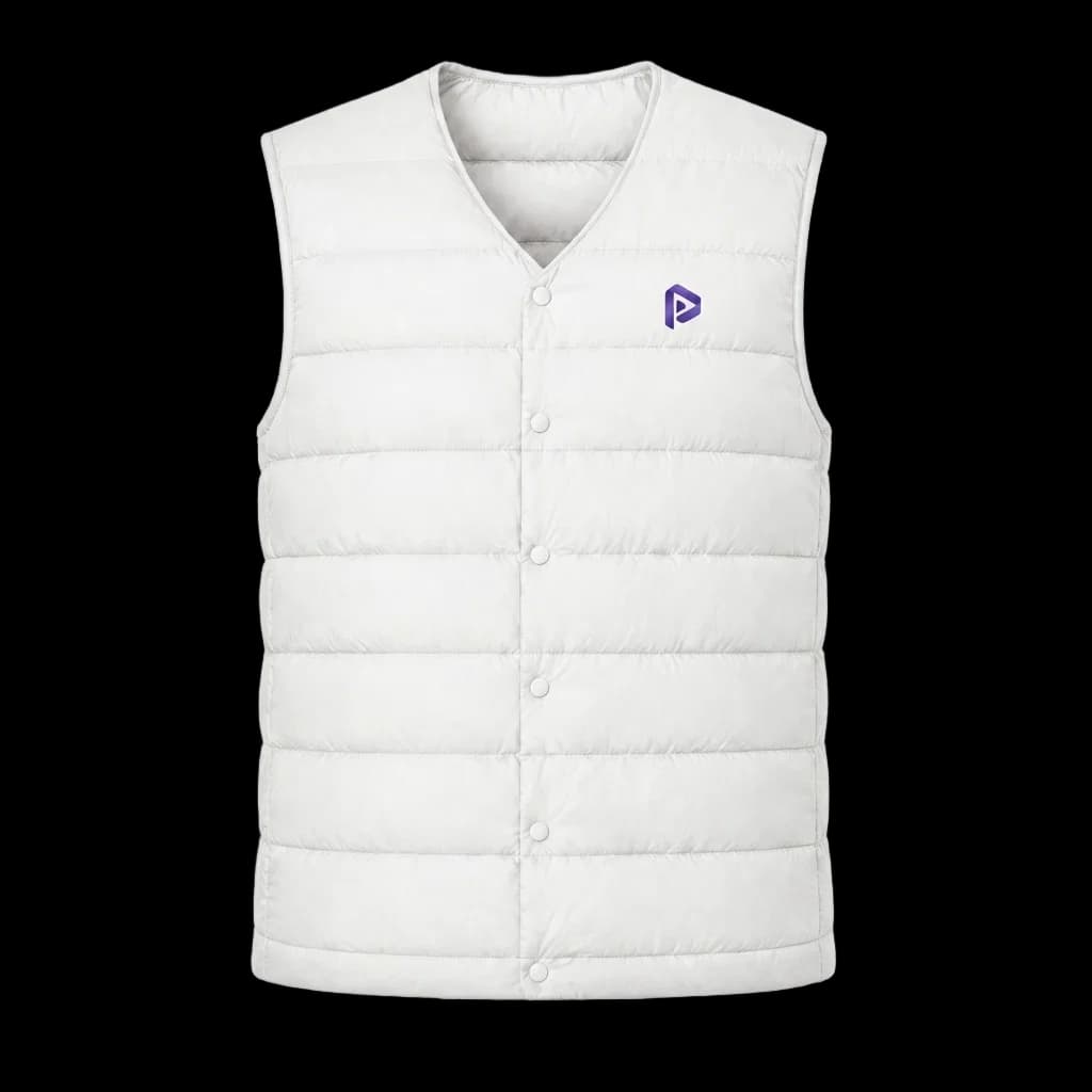 White Puffer Vest