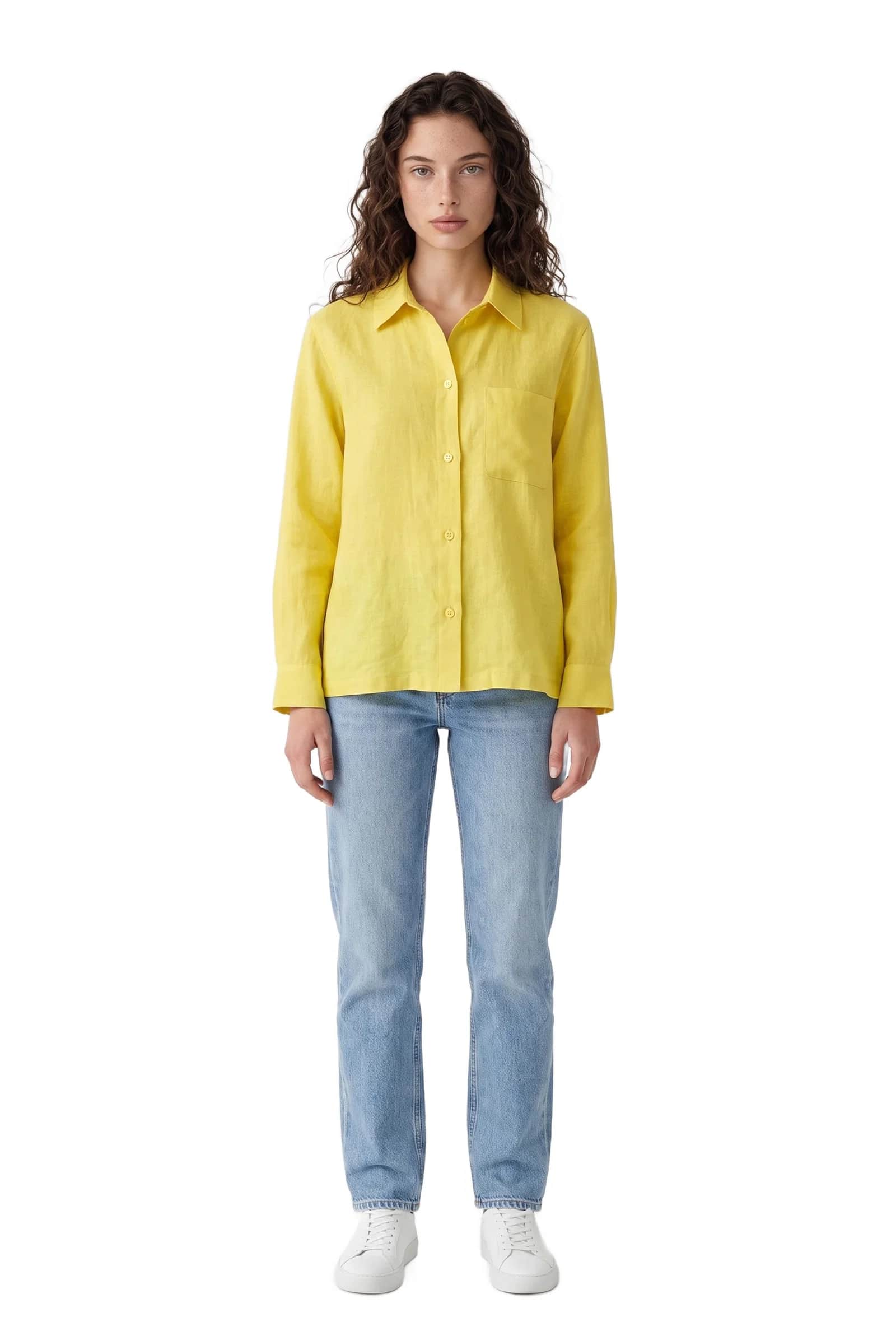 Yellow Linen Shirt