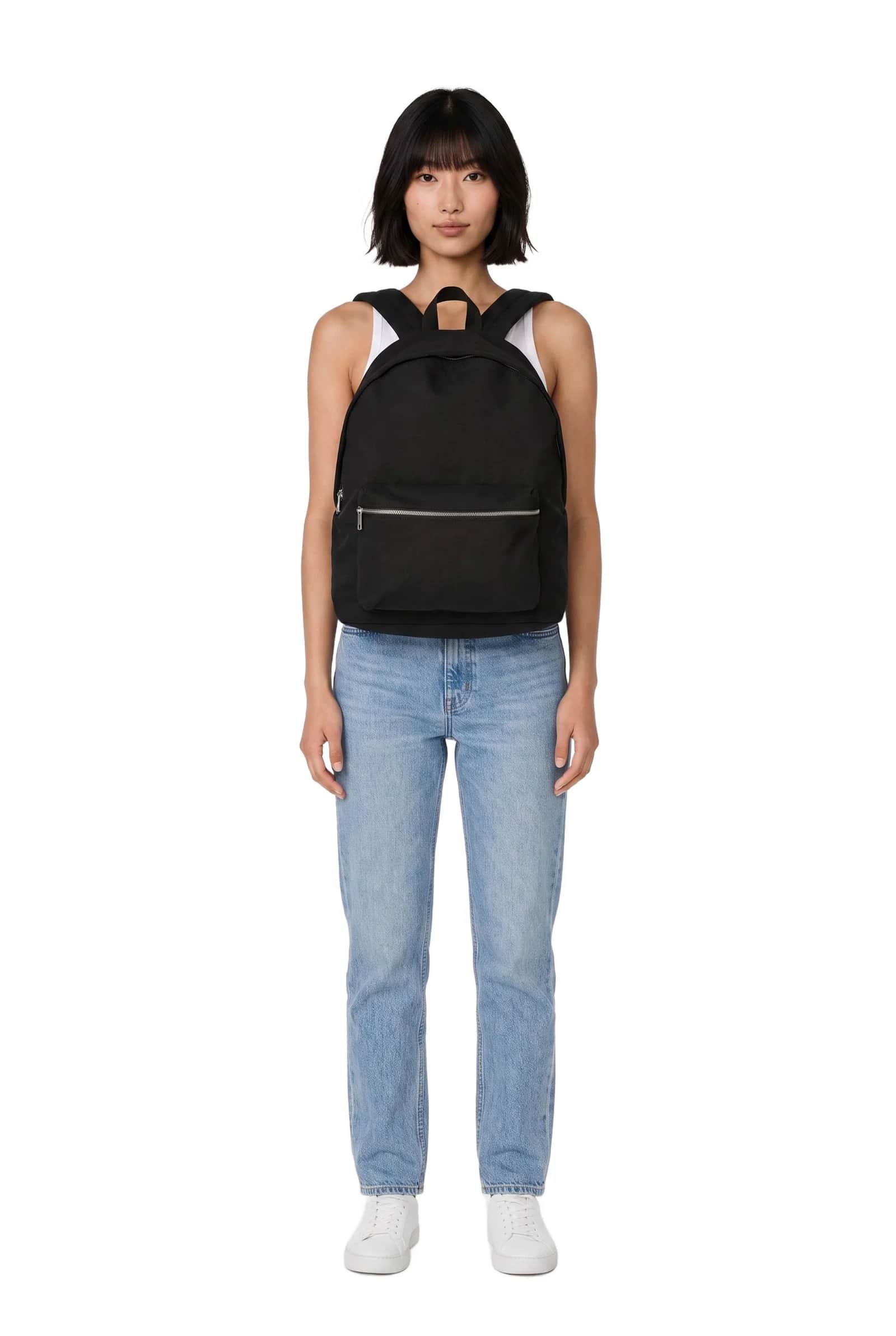 Black Minimalist Backpack