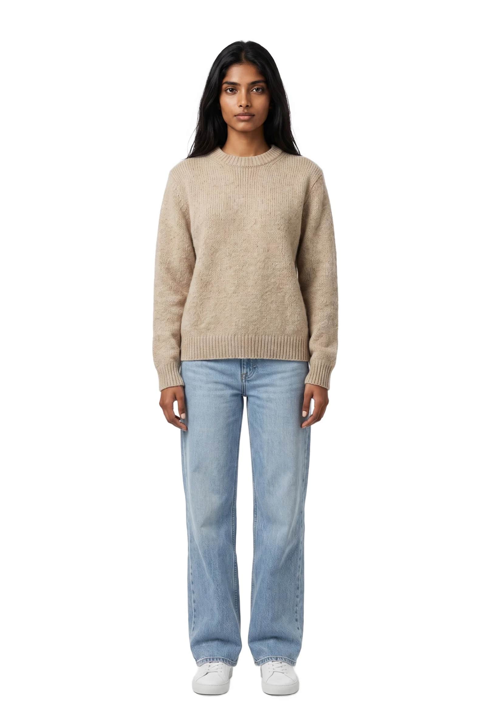 Beige Wool Sweater