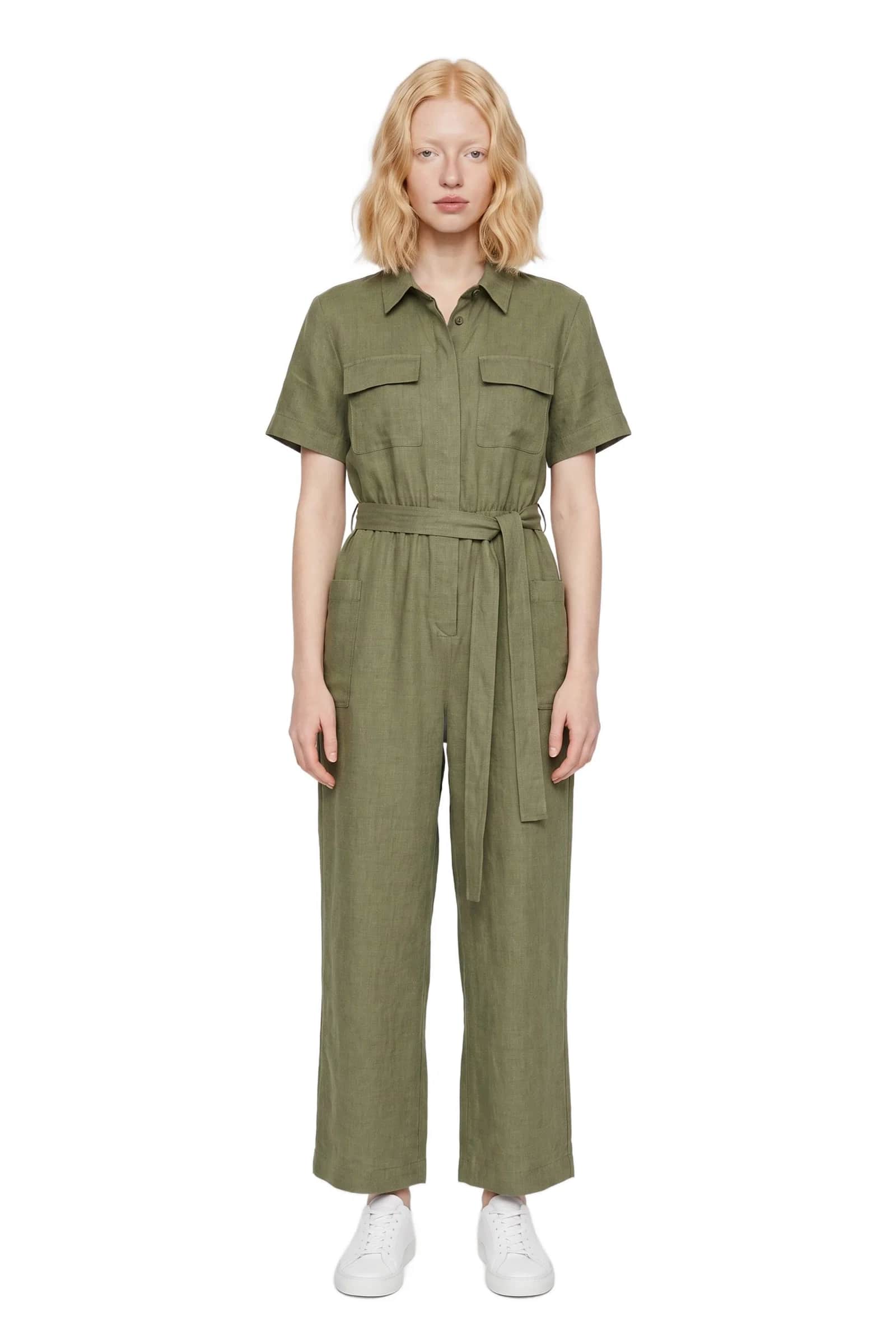 Short sleeve Utility Jumpsuit