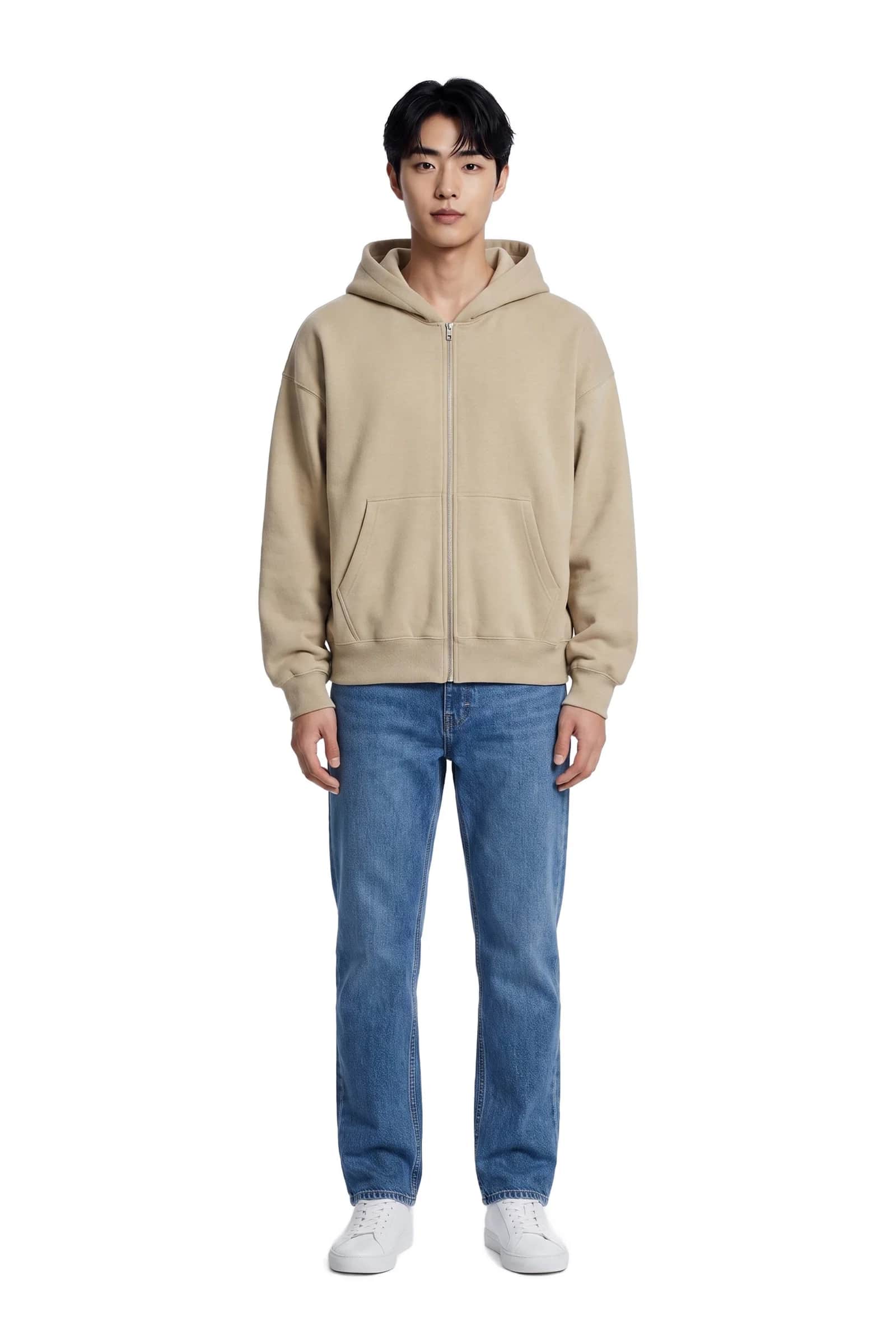 Oversized Zipped Hoodie