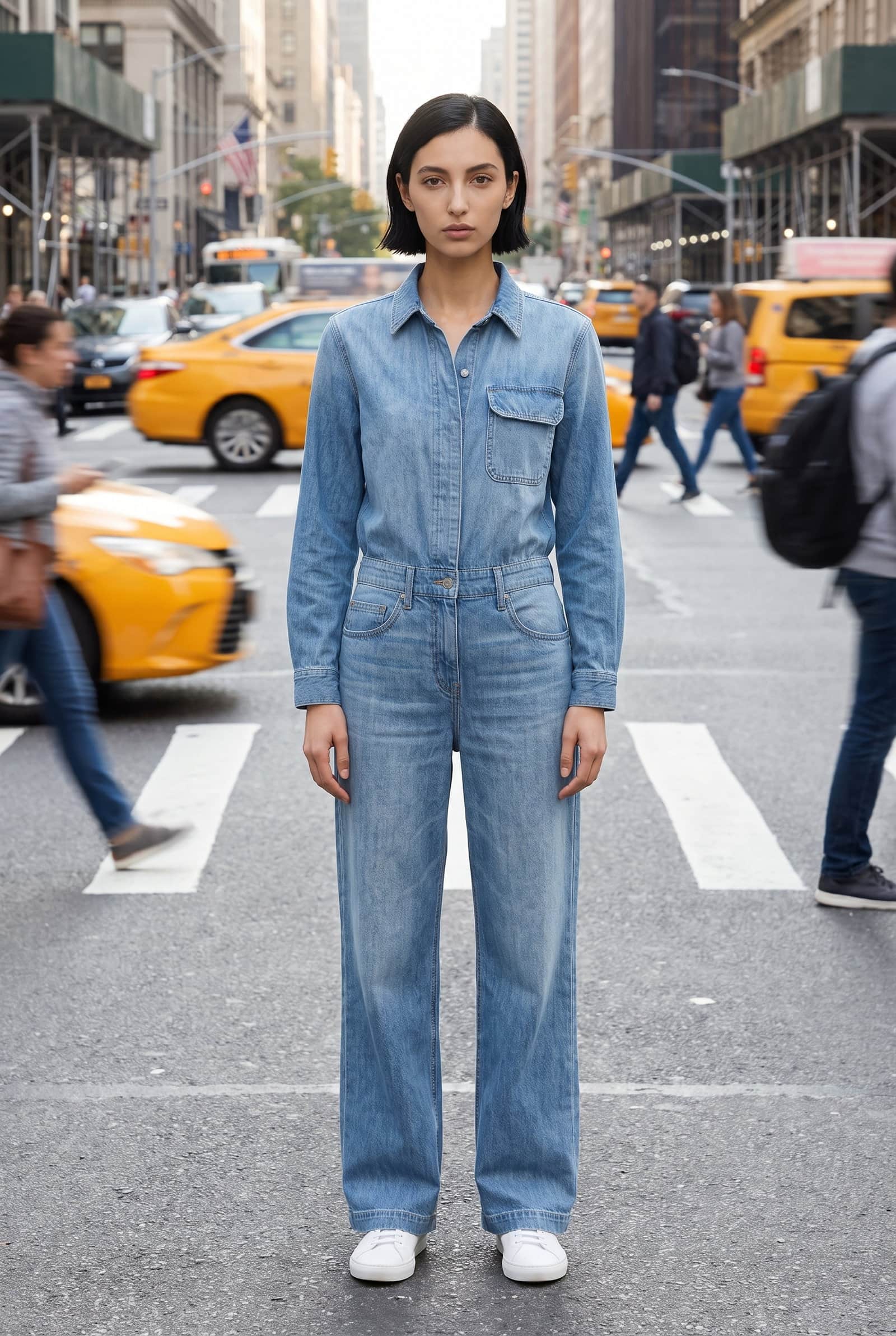 Light Denim Jumpsuit