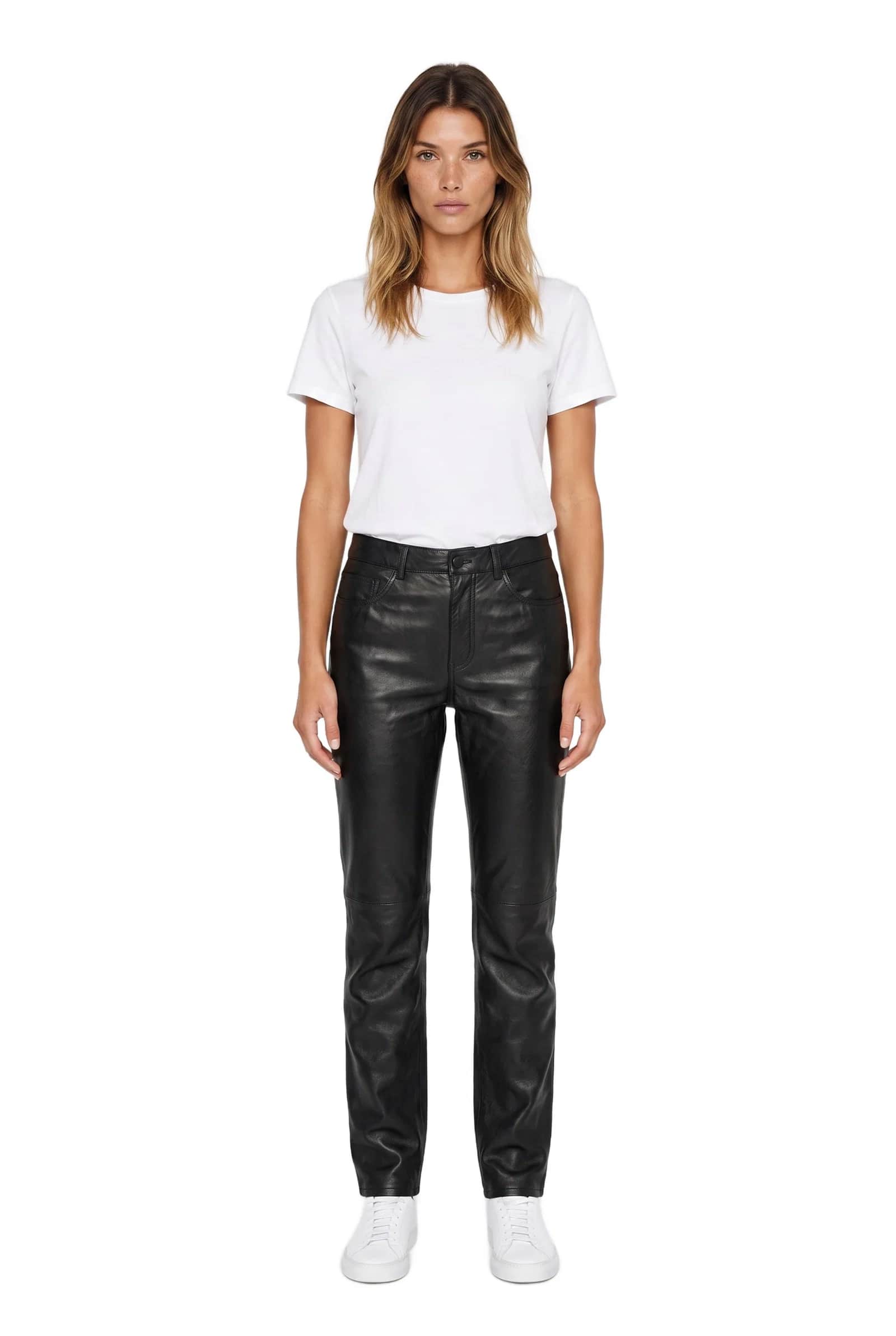 Black Leather Pants
