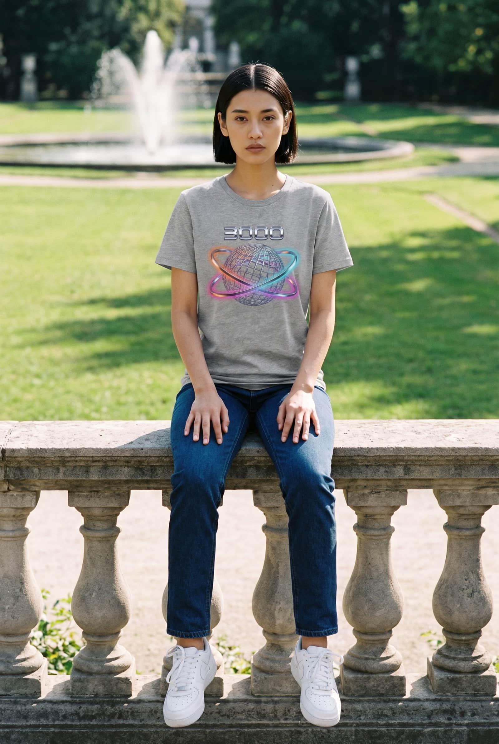 3000 Globe Graphic Tee