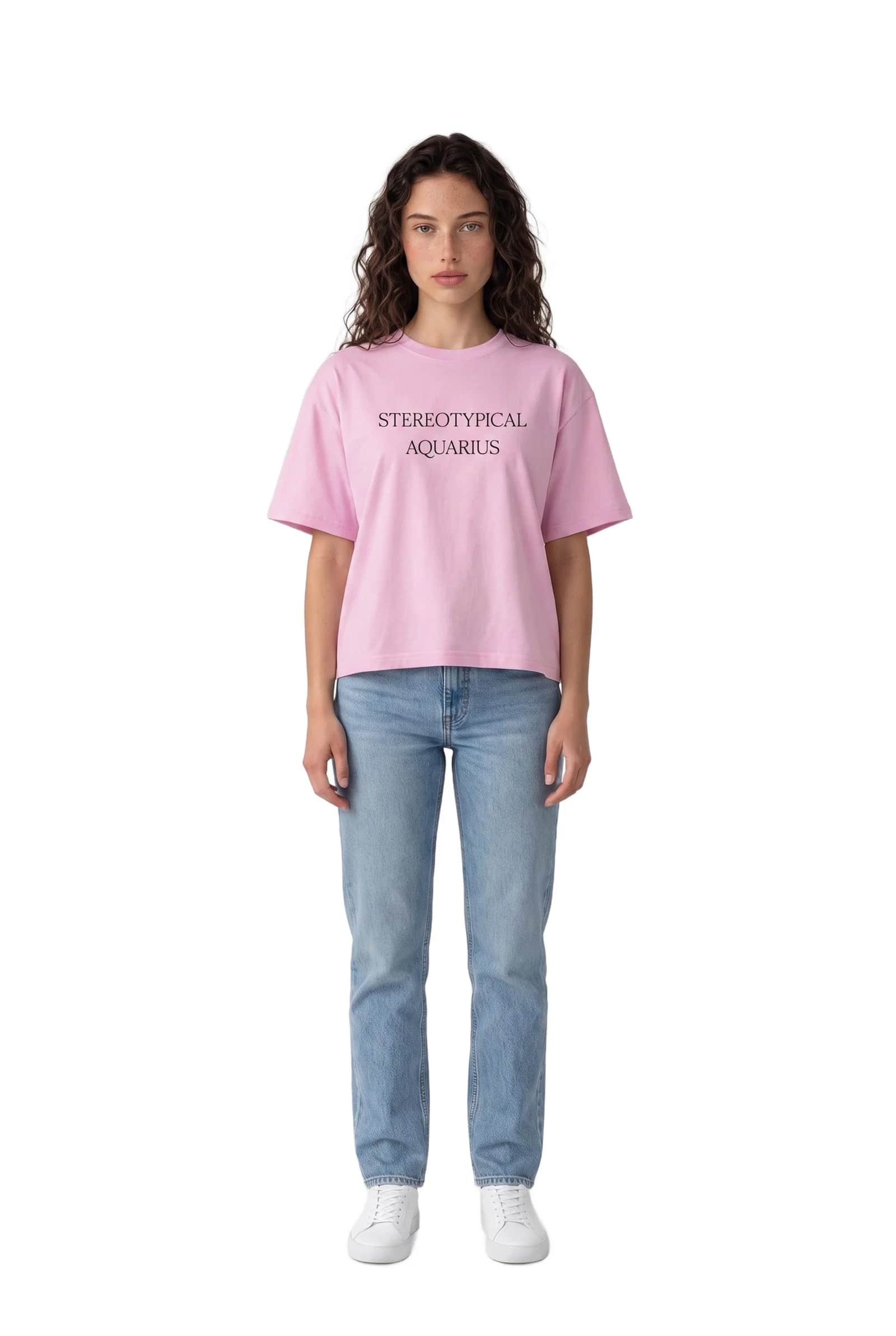 Stereotypical Aquarius Pink T-Shirt