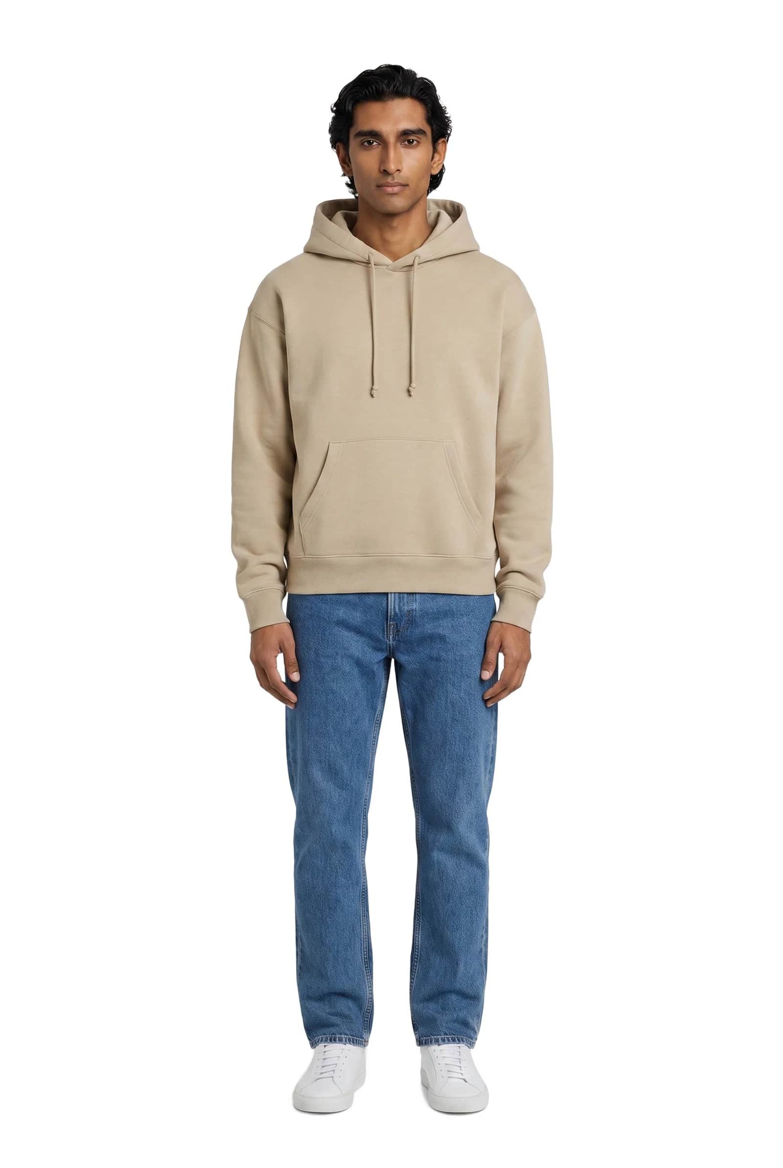 Sand Heavyweight Oversized Hoodie
