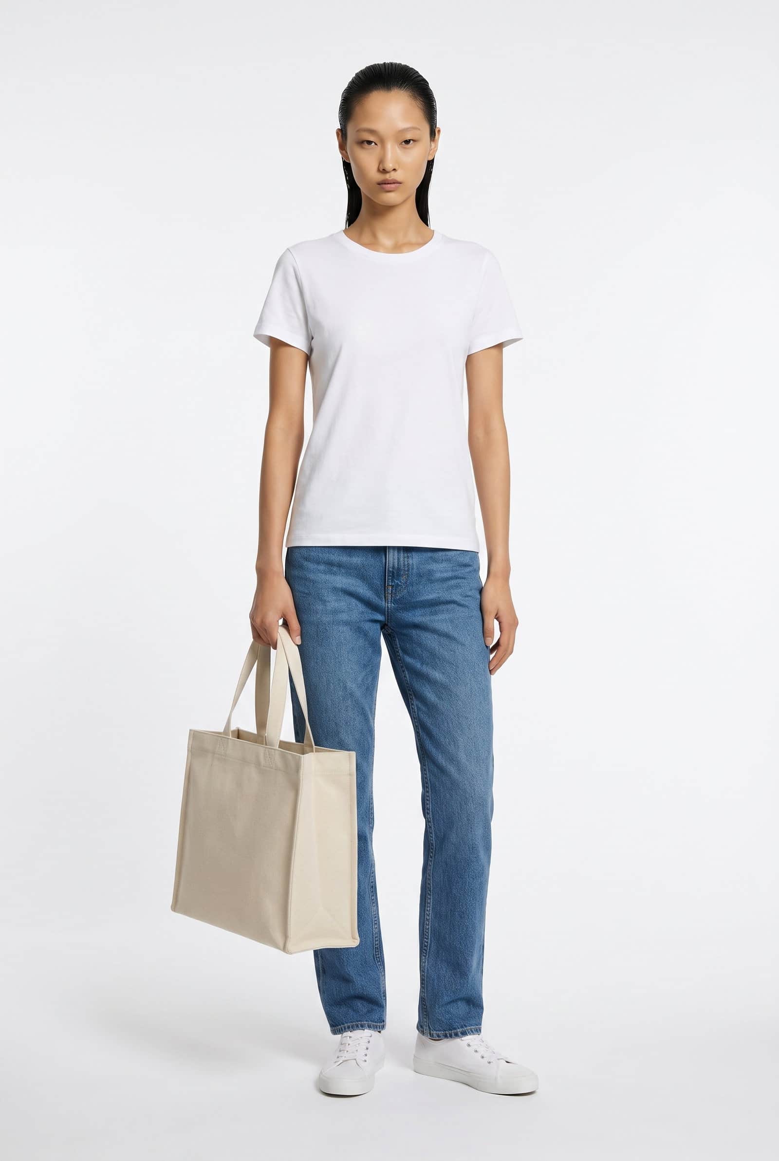 Structured Canvas Box Tote