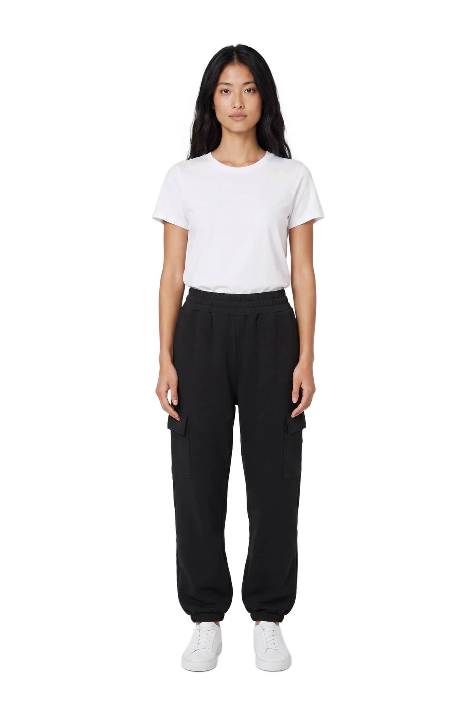 Black Cargo Sweatpants