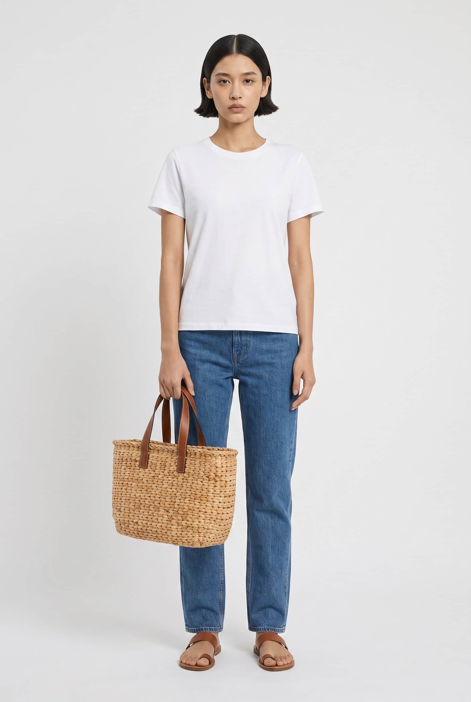 Premium Straw Tote Bag