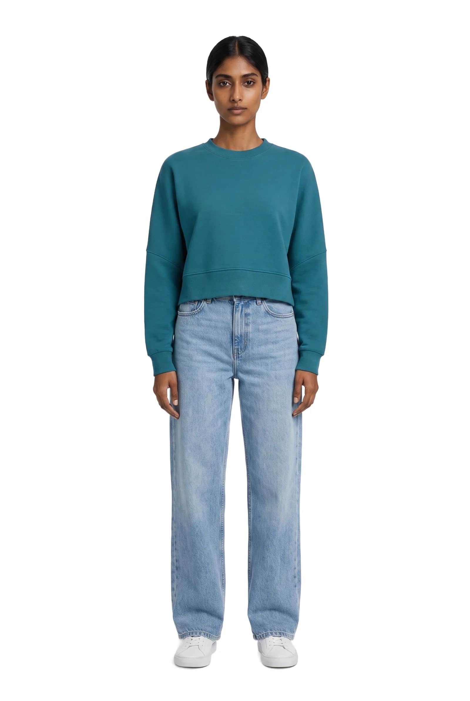 Long-Sleeve Crop Top