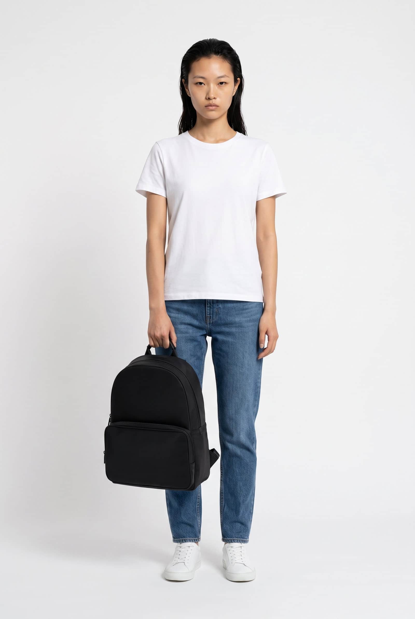 Black Essential Tech Backpack
