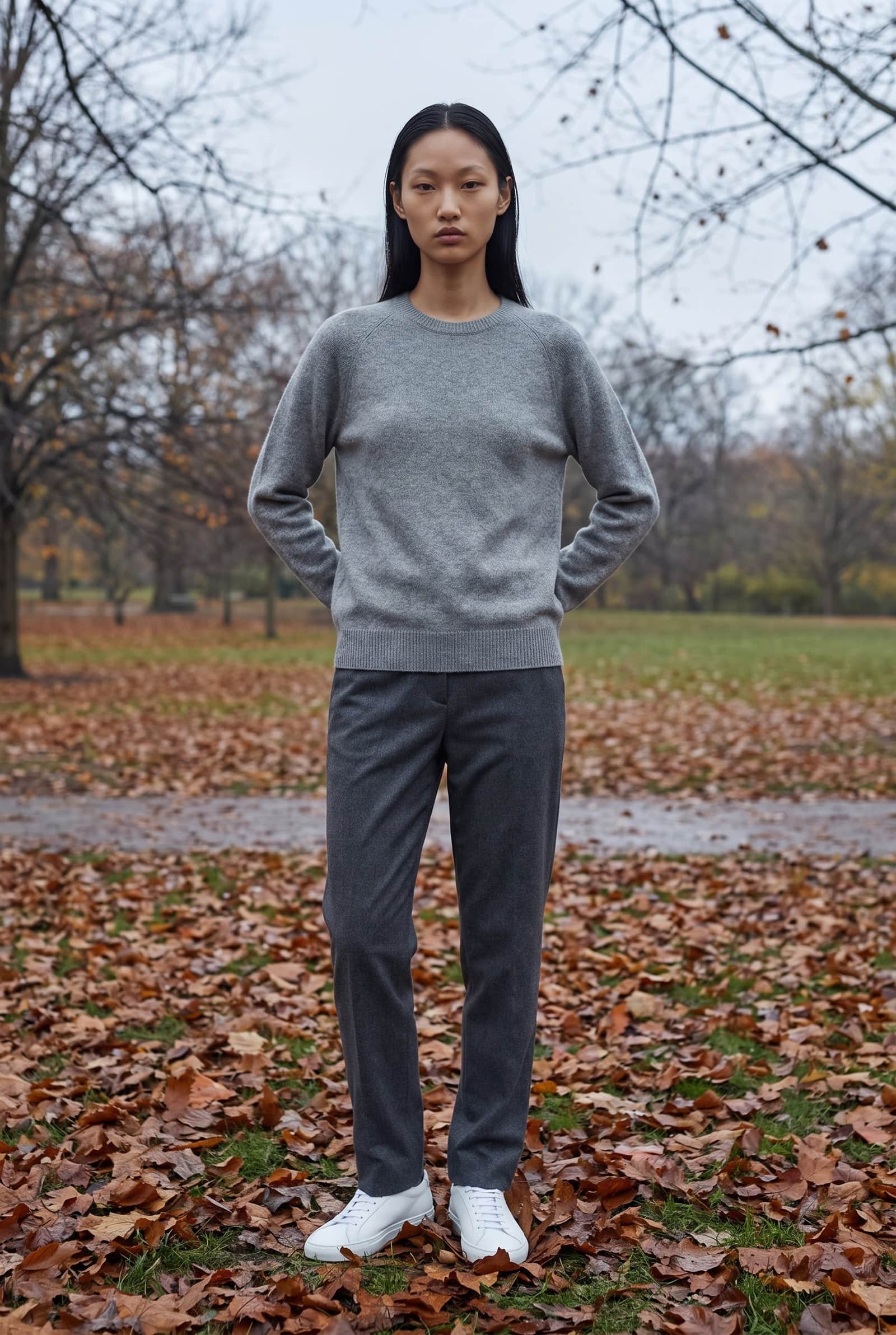 Grey Cashmere Sweater
