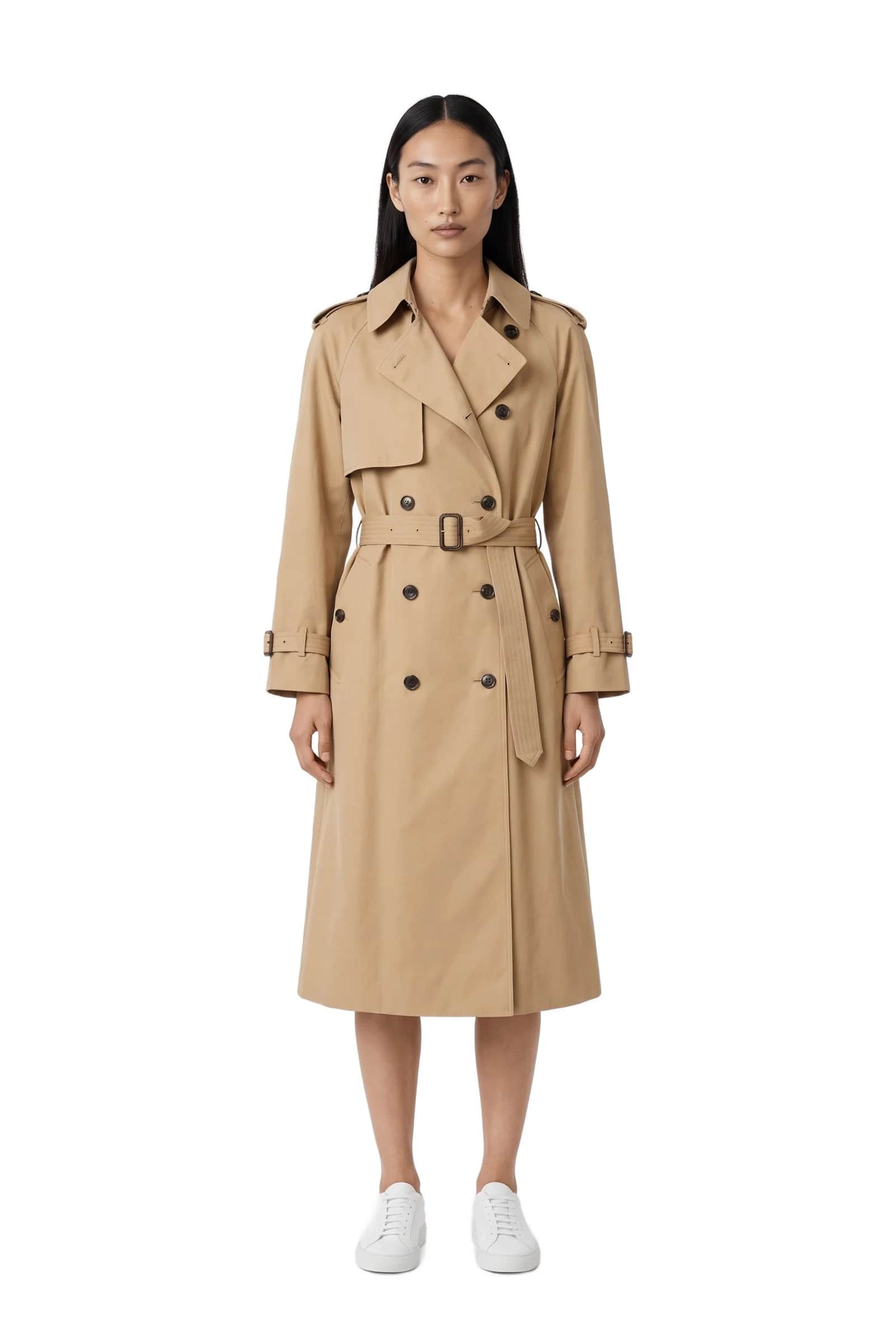 Classic Double-Breasted Trench Coat