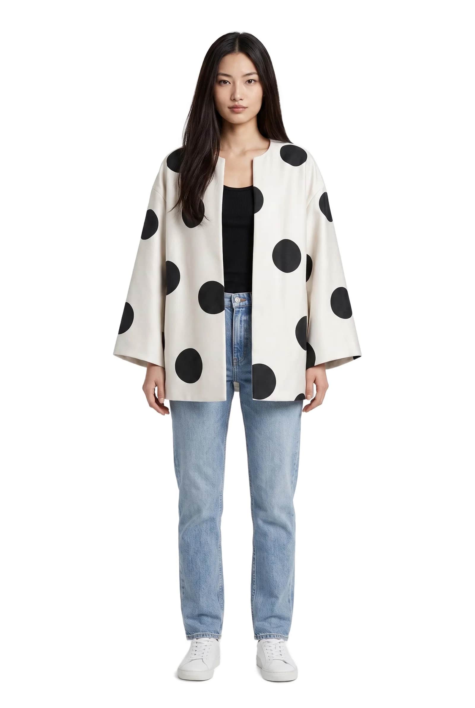 Oversized Polka Dot Jacket