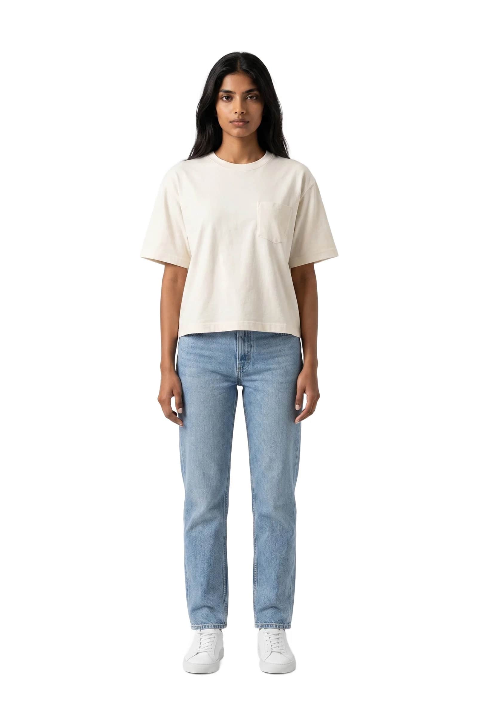 Cropped Pocket T-shirt
