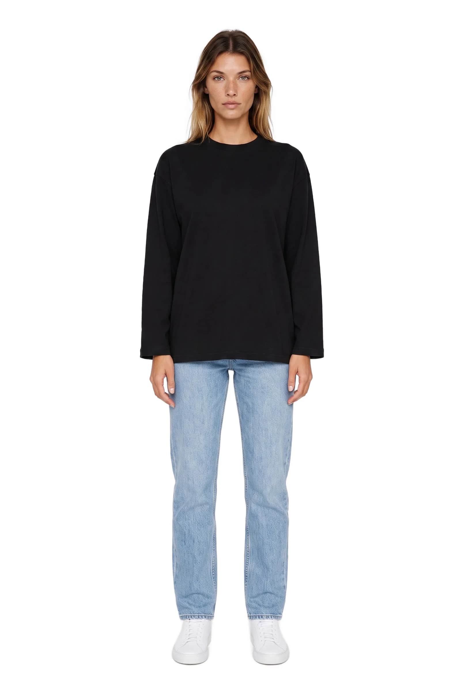 Relaxed Long Sleeve Crew
