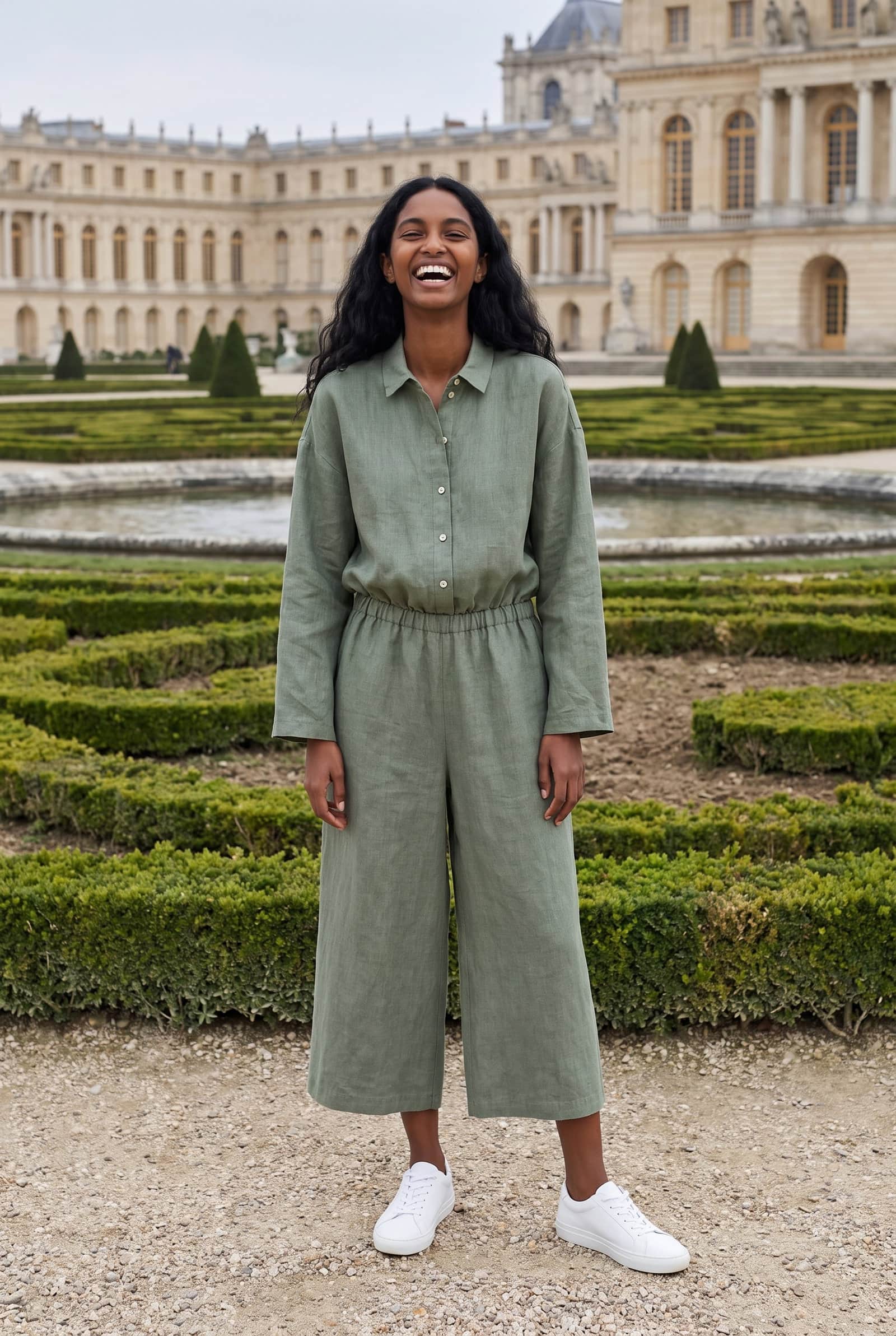 Luxury Linen Jumpsuit