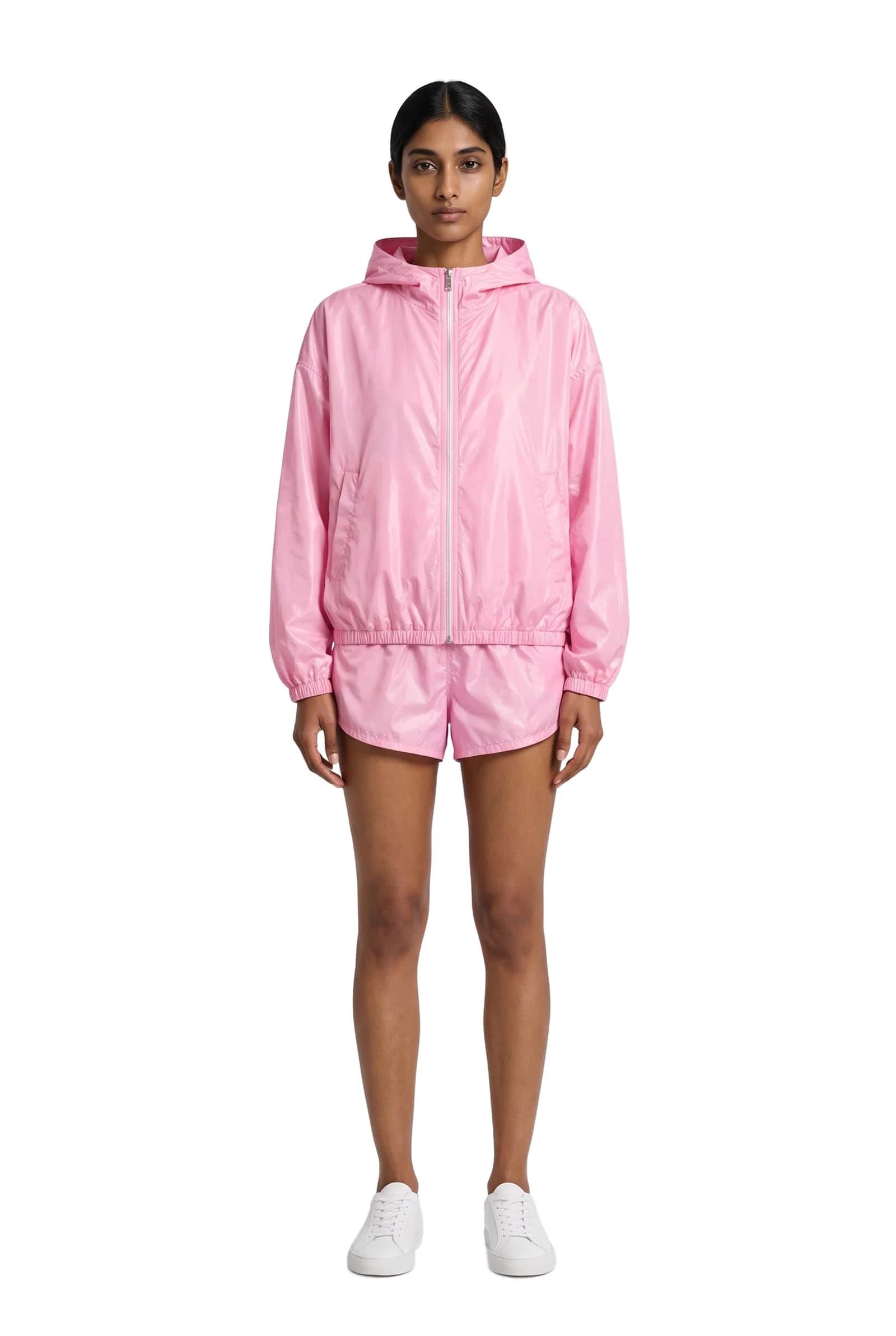 Pink Nylon Tracksuit