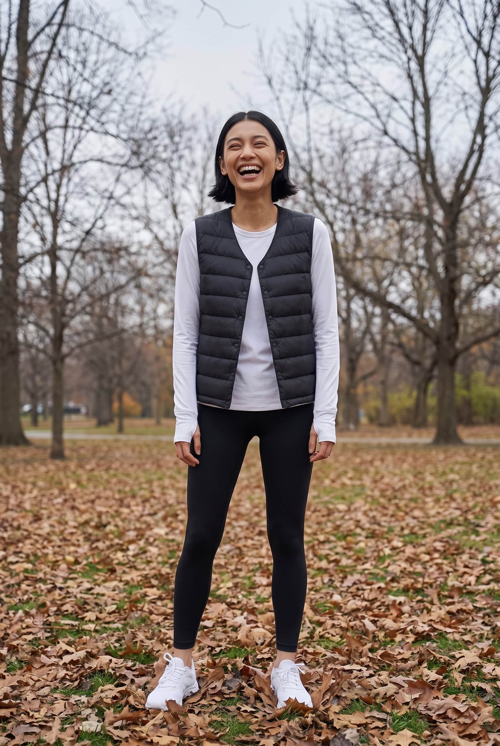 Black Puffer Vest