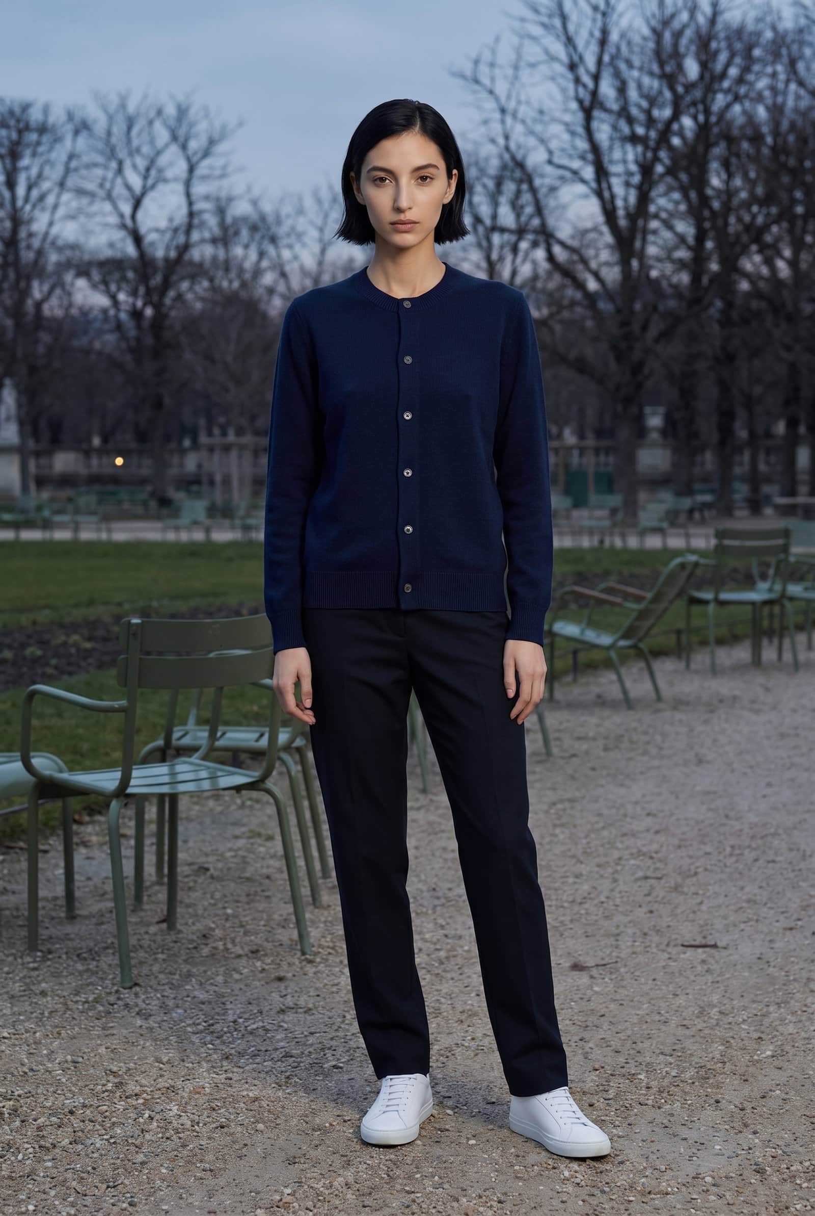 Navy Cardigan