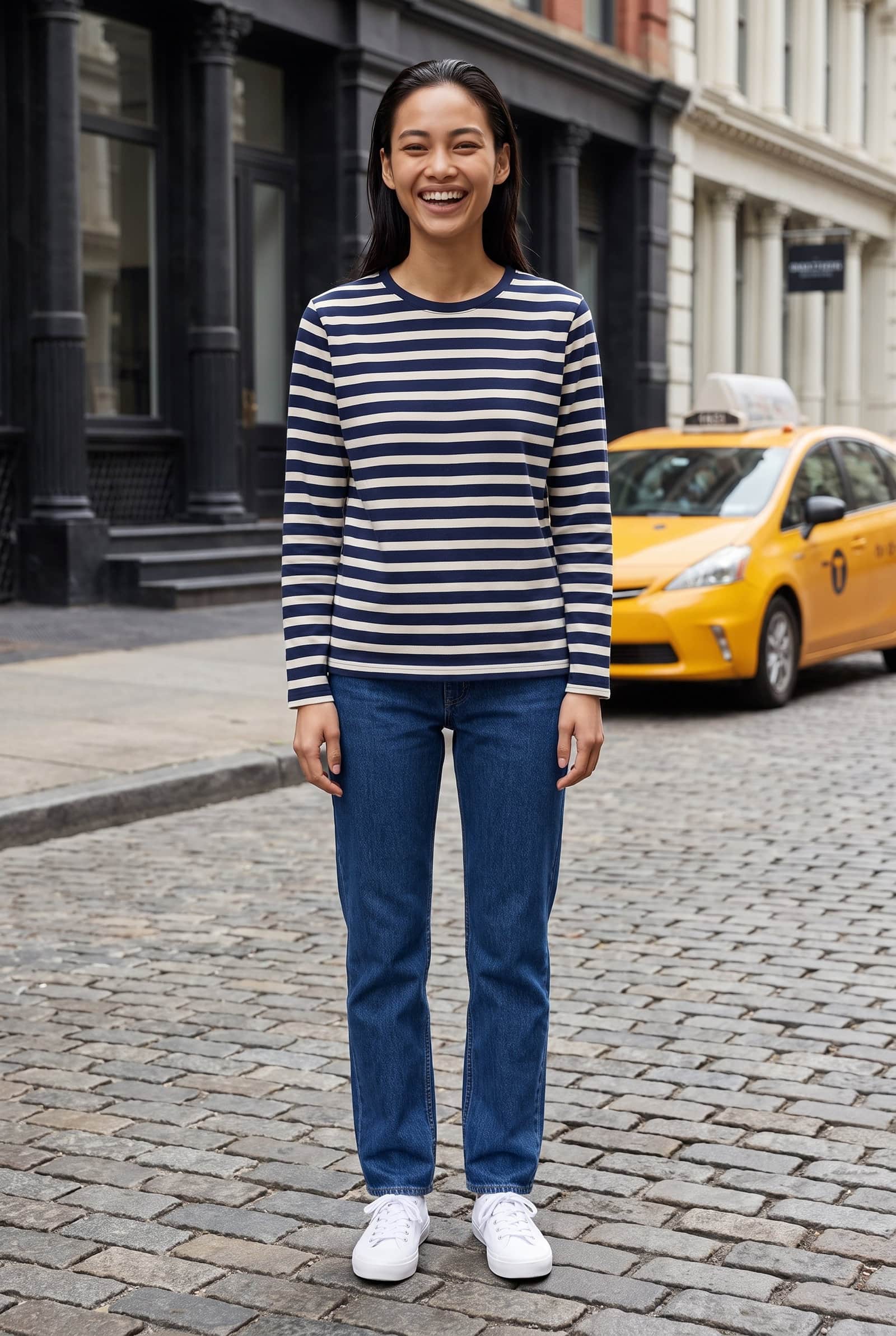 Navy Striped Mariniere