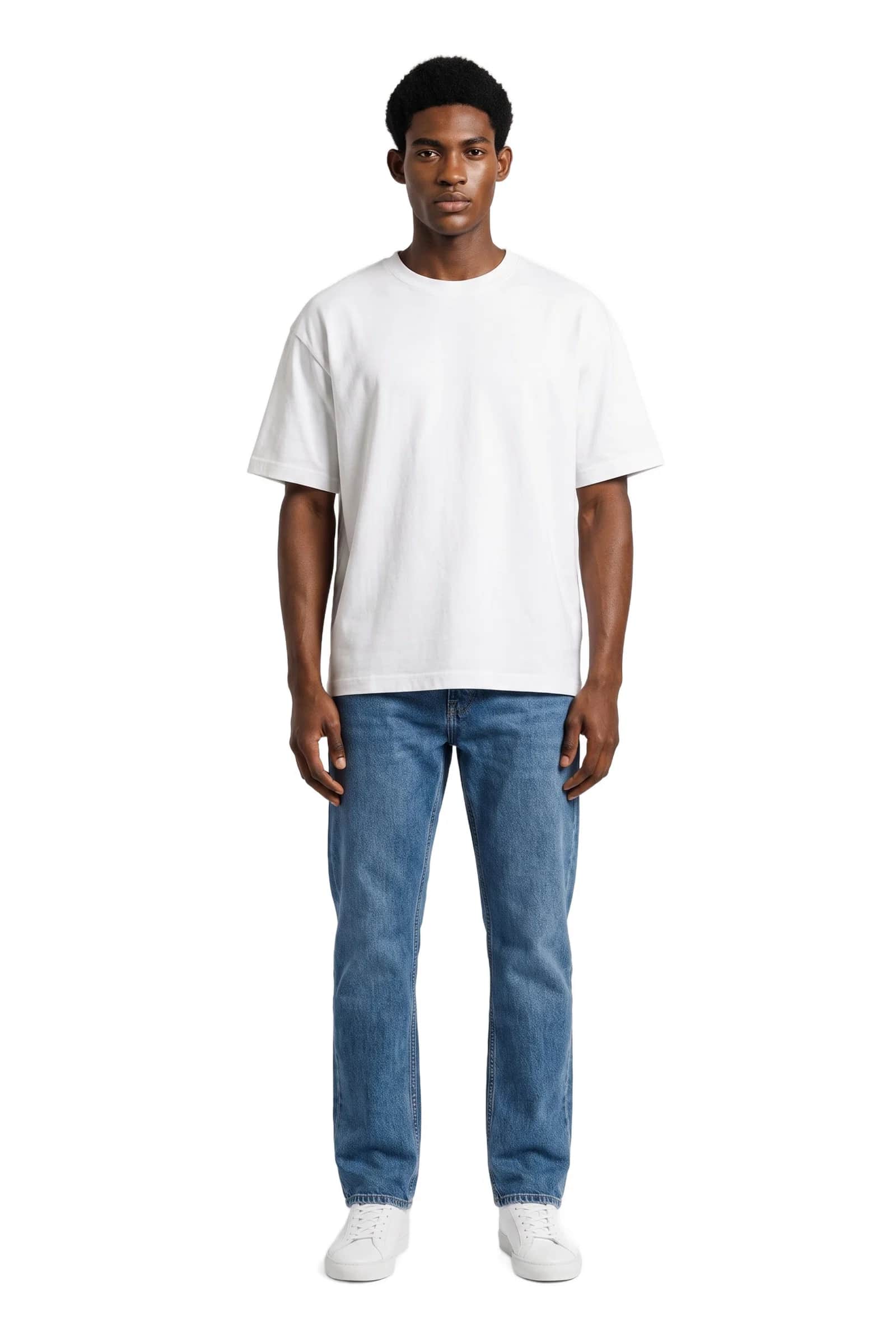 boxy oversized t-shirt/ Cropped Tee