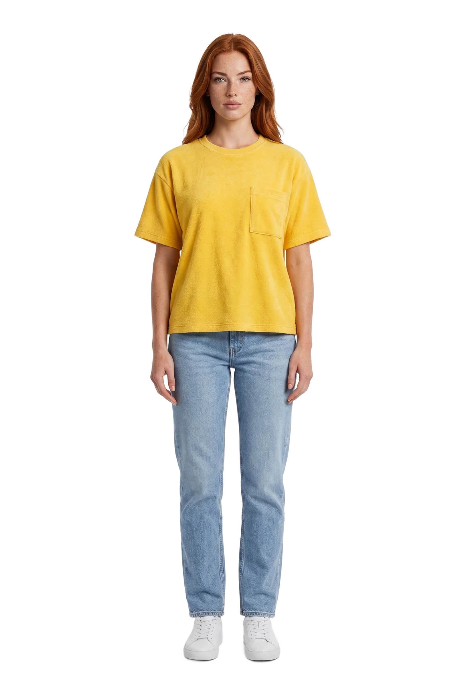 Yellow Towelling T-shirt