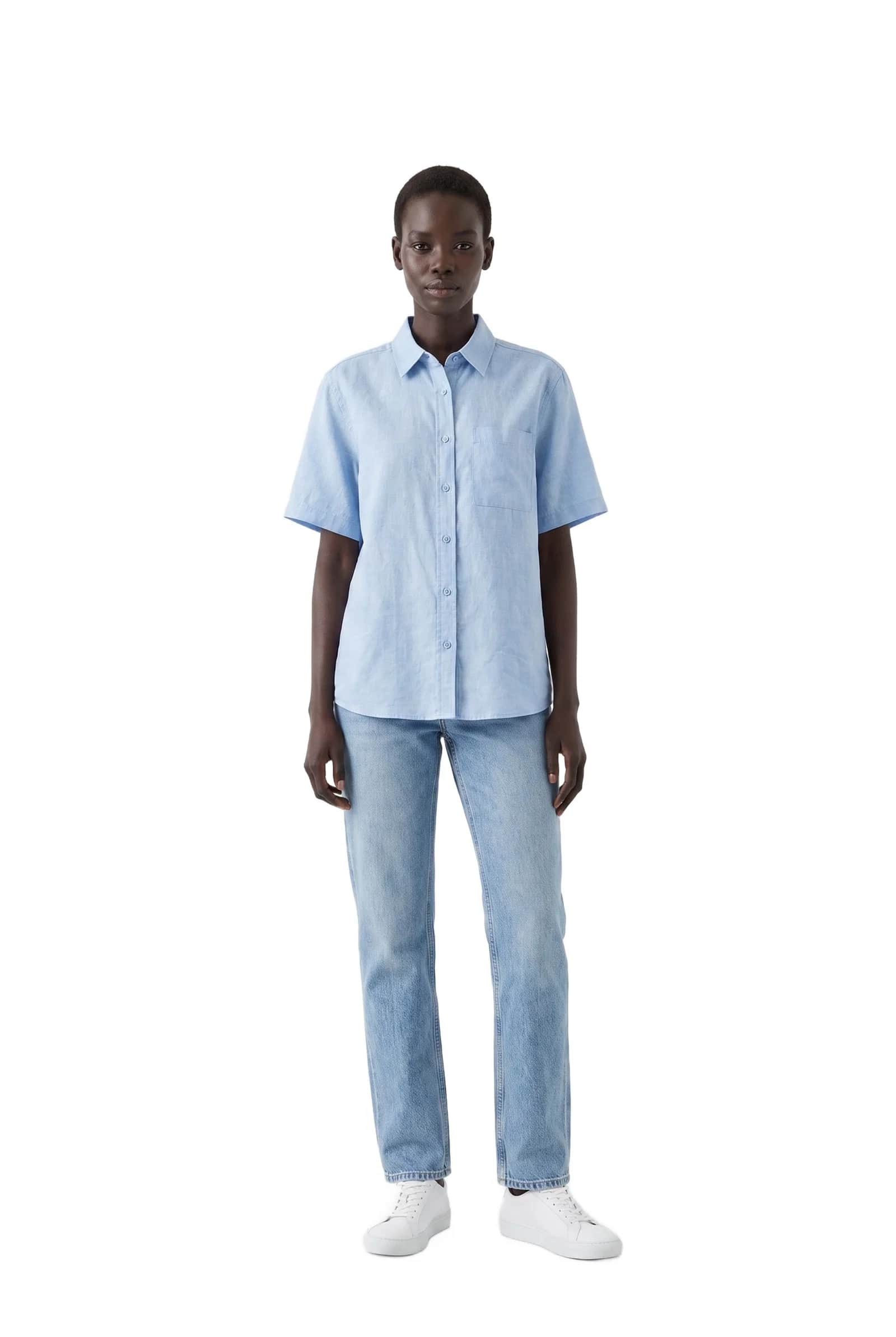 Light Blue Short Sleeve Shirt