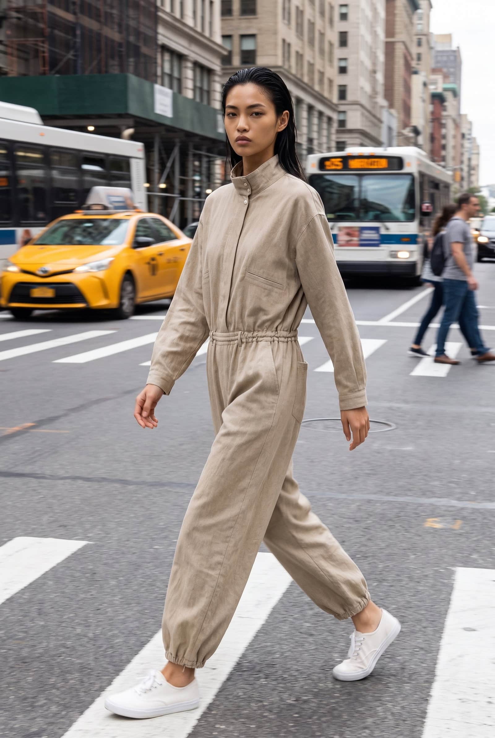 Washed Cotton Jumpsuit