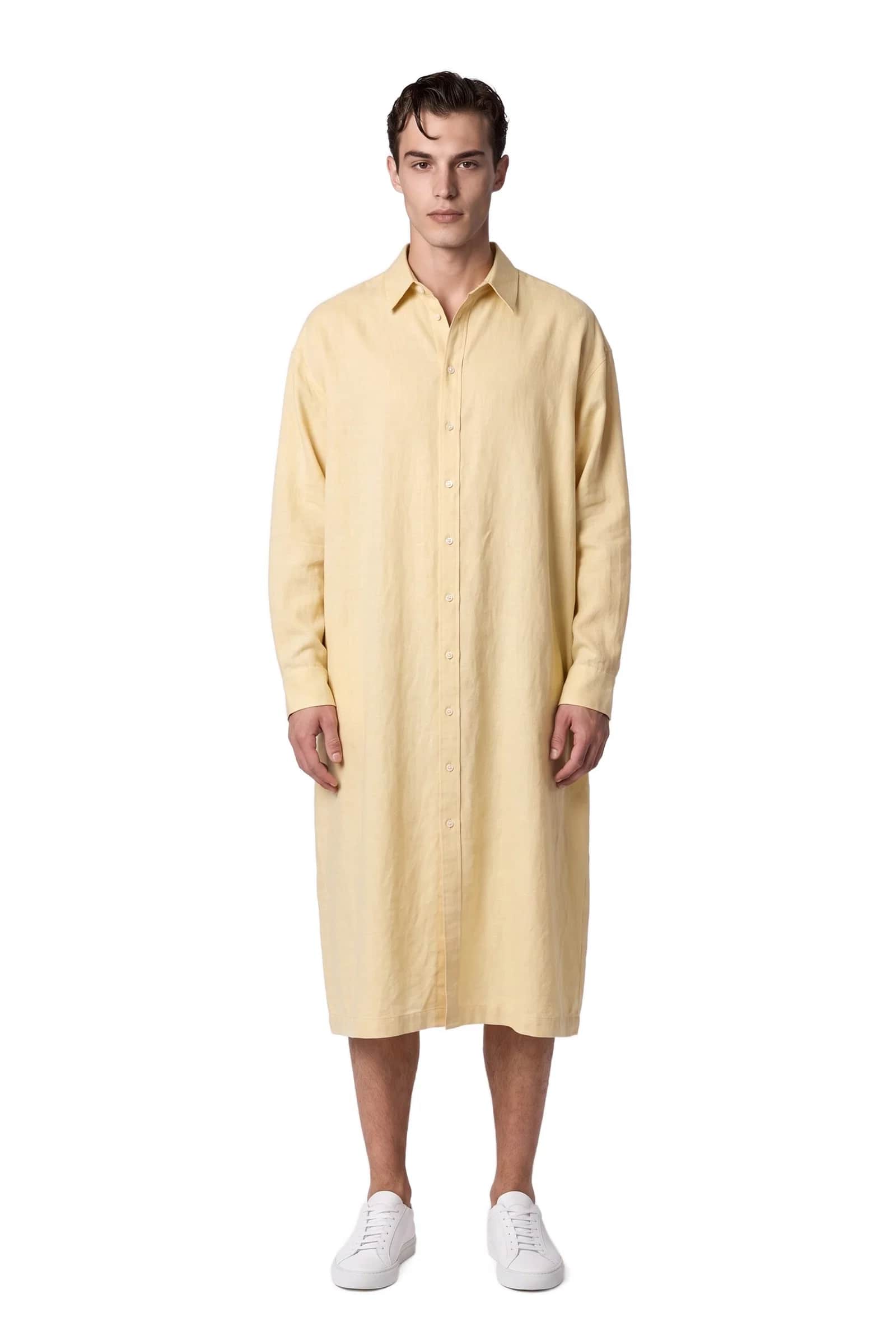 Oversized Longline Button-Down