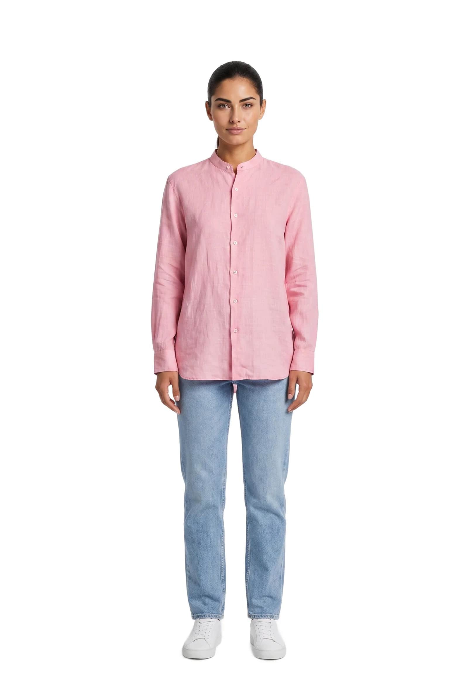 Sakura Pink Linen Shirt