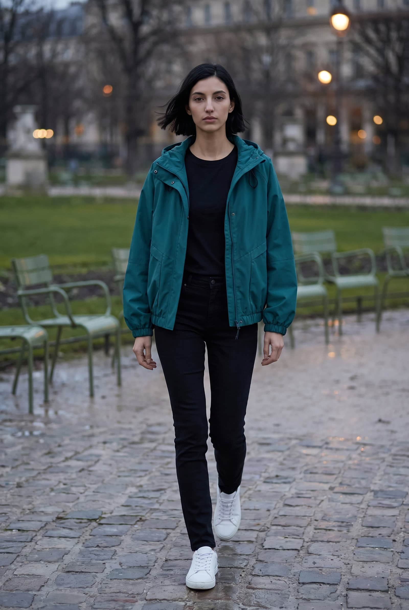 Drawstring Utility Parka