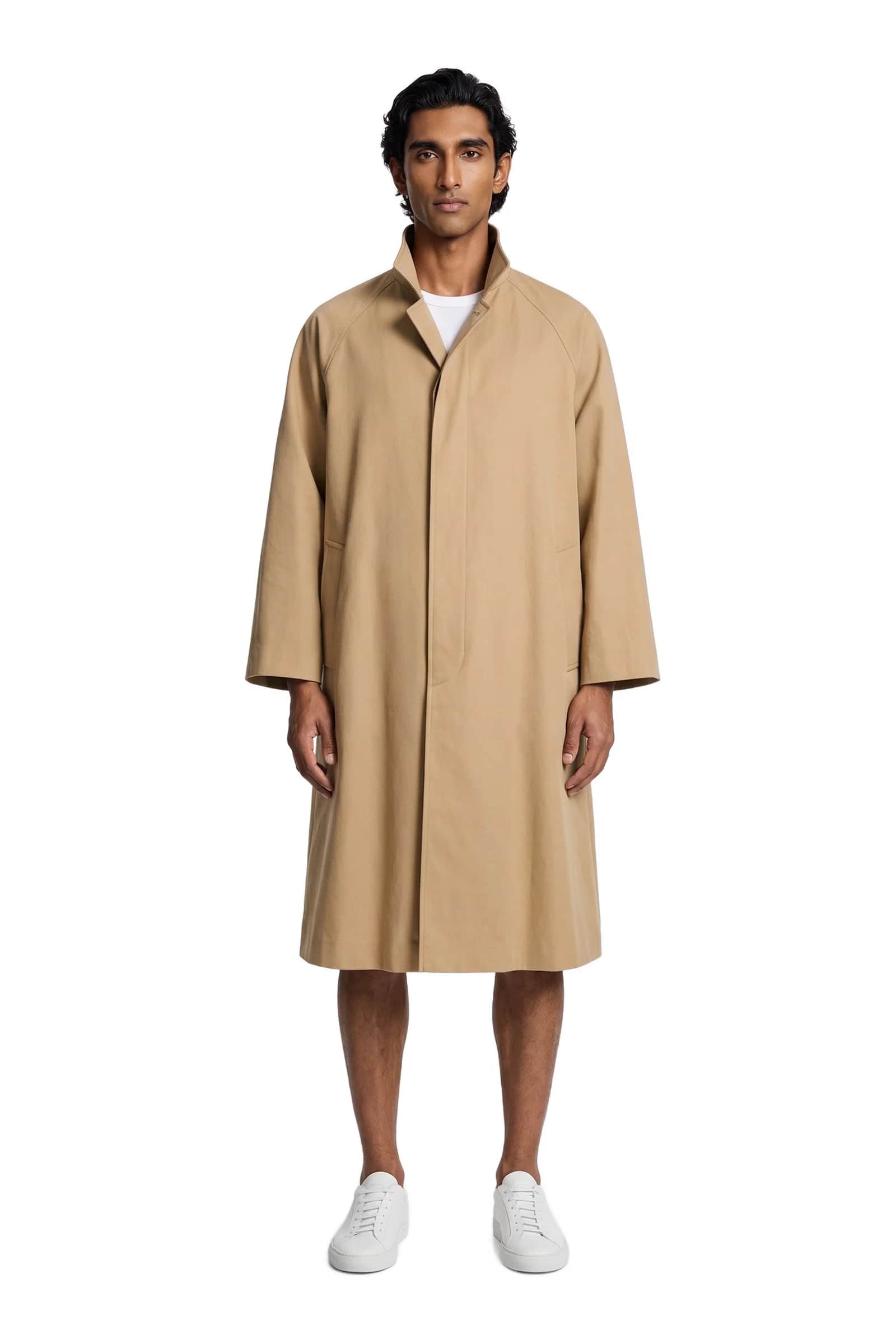 Oversized Cocoon Cape Coat